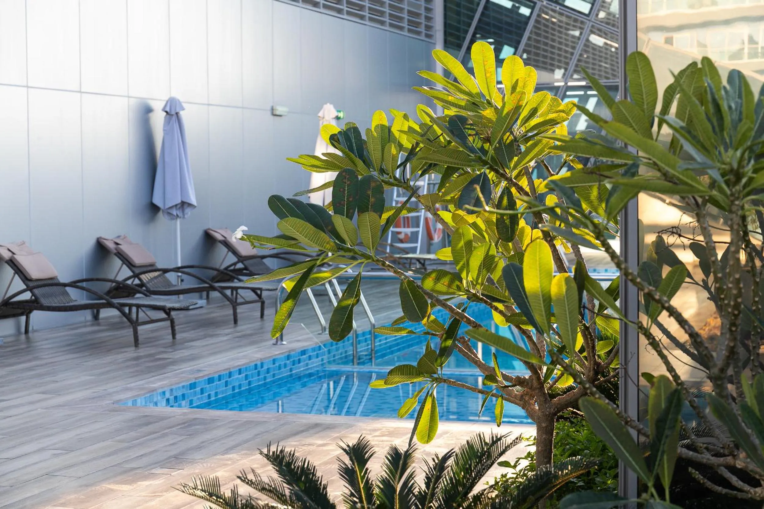 Swimming pool in GLOBALSTAY J One Tower Apartments at Pearl of UAE