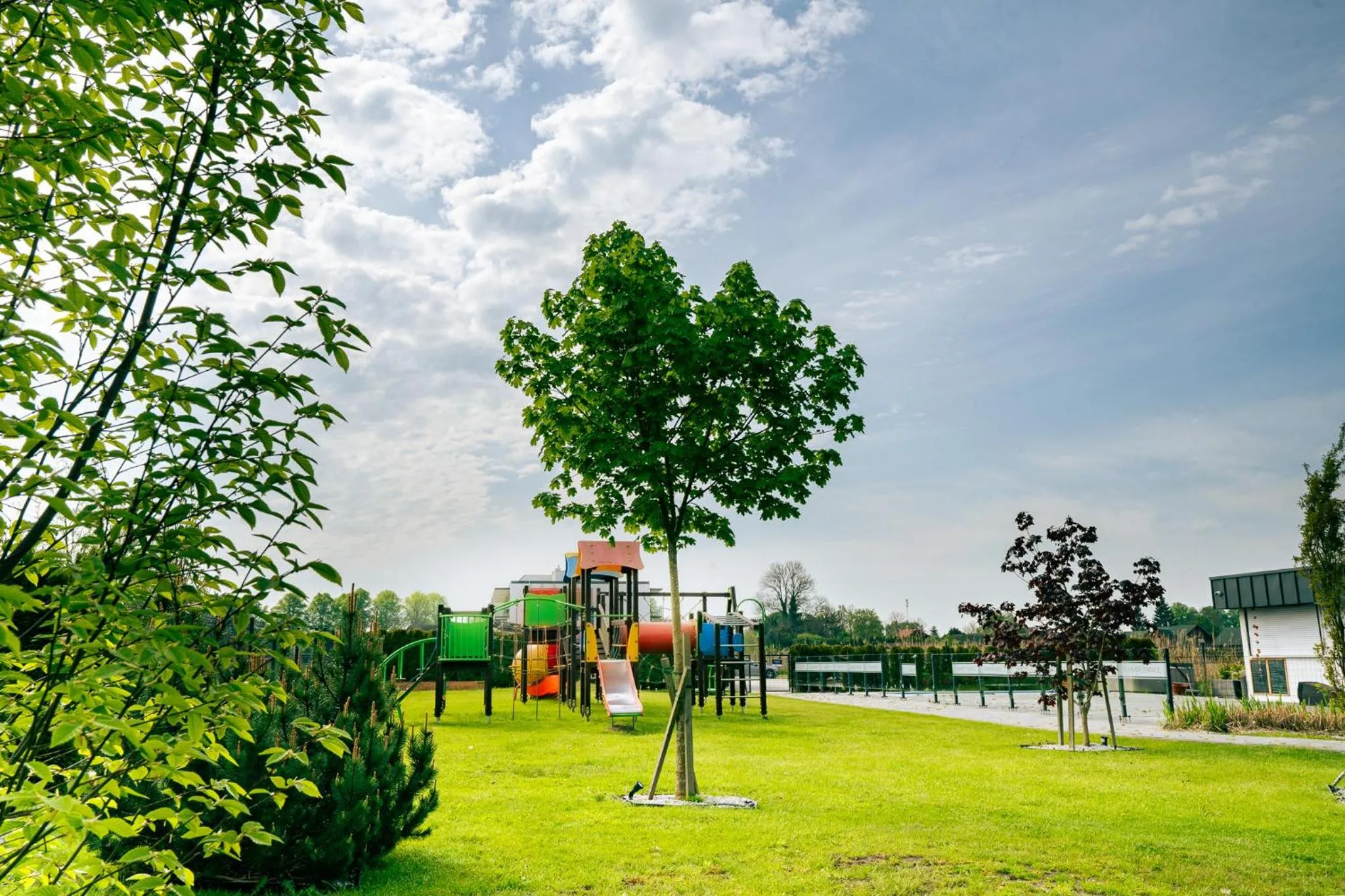 Children play ground in Mielenko & Spa ex Baltin Hotel