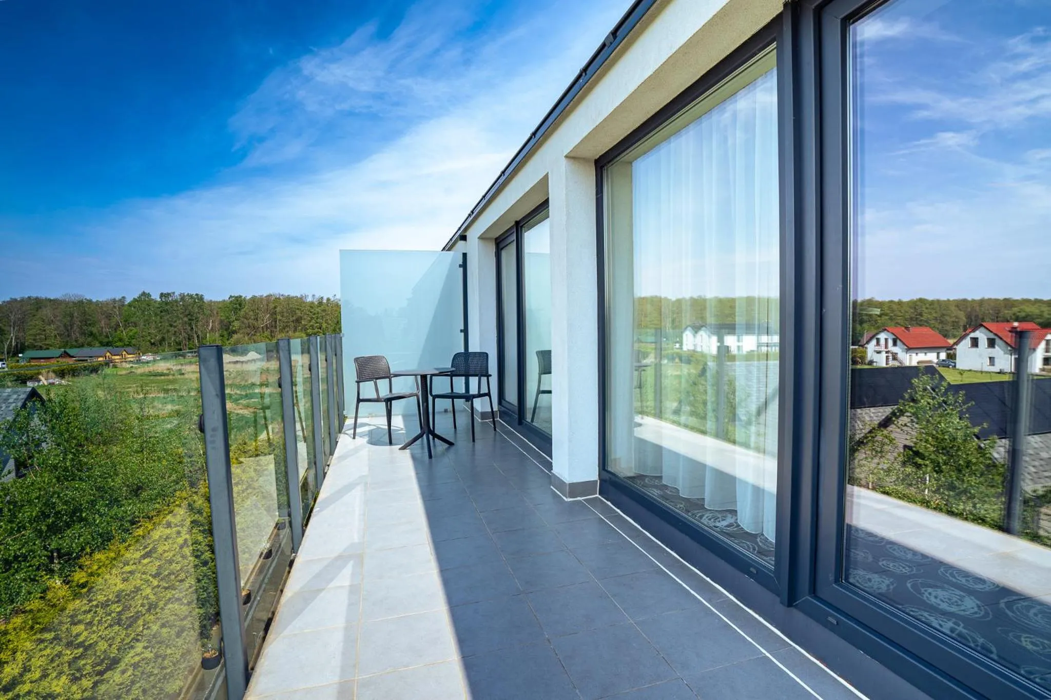 Balcony/Terrace in Mielenko & Spa ex Baltin Hotel