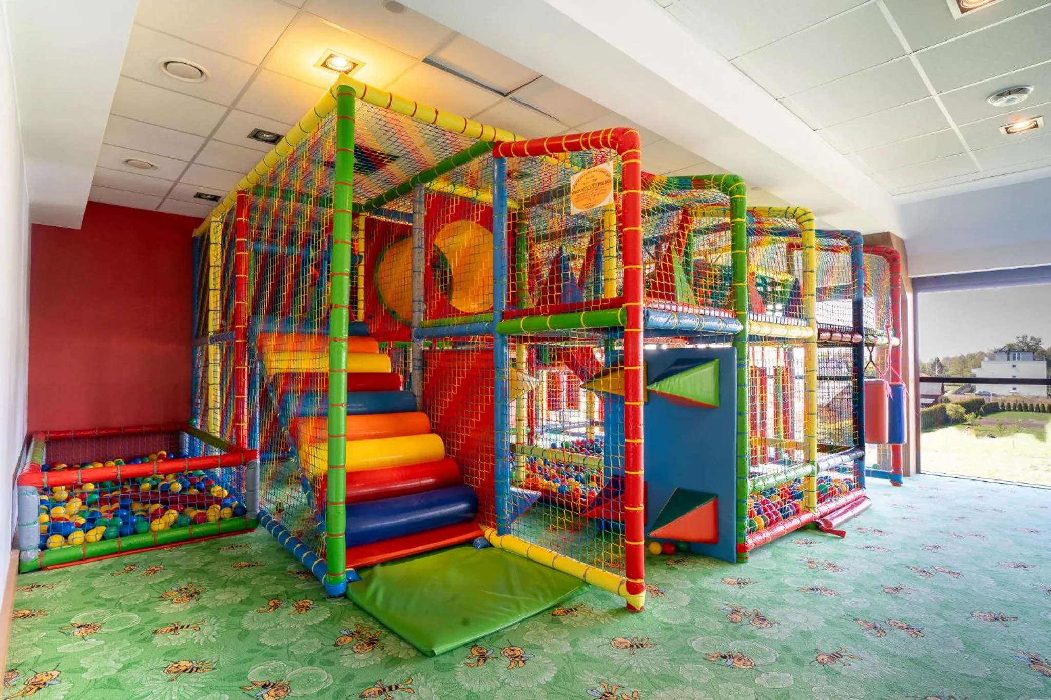 Children play ground in Mielenko & Spa ex Baltin Hotel