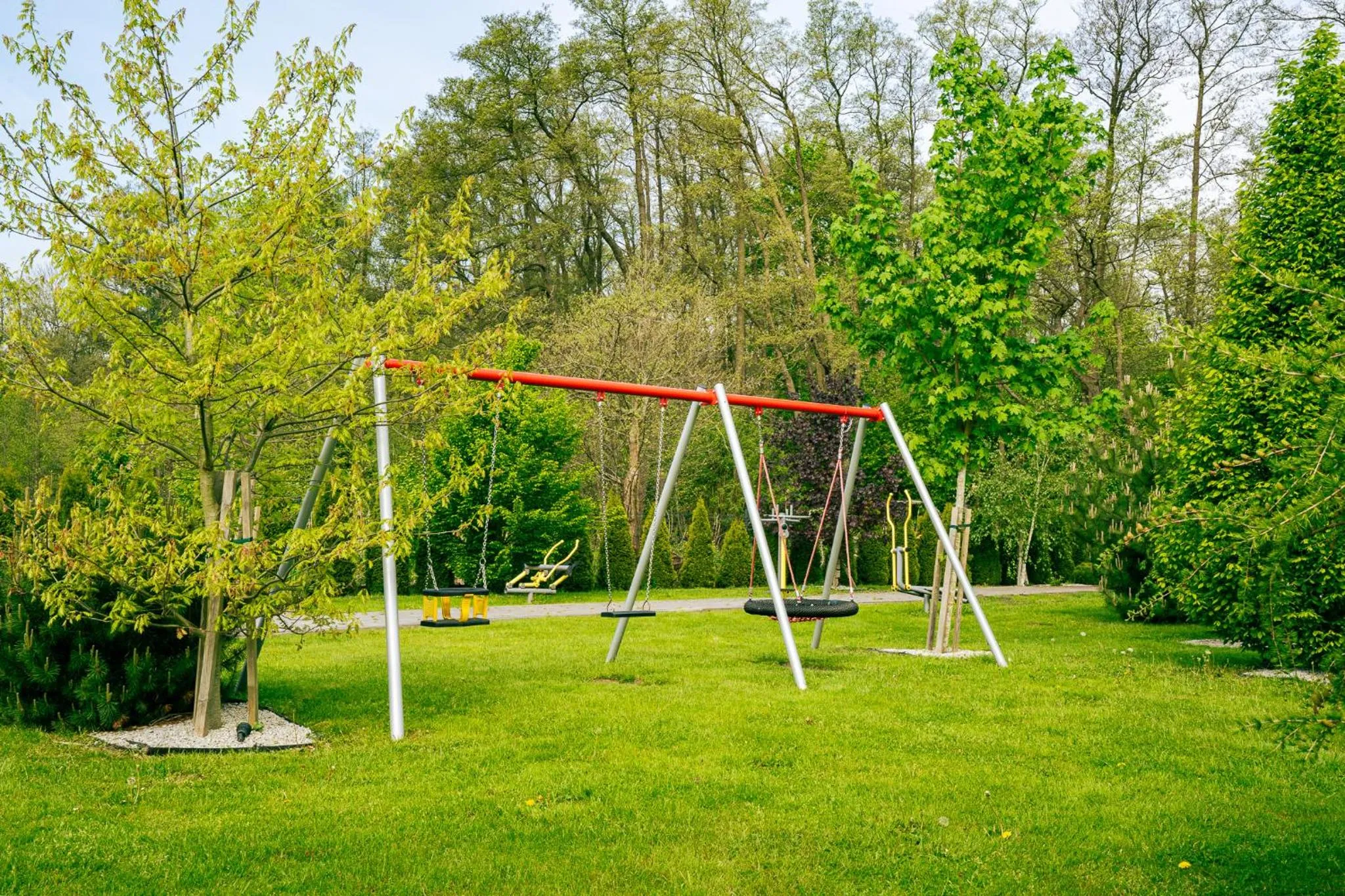 Children play ground in Mielenko & Spa ex Baltin Hotel