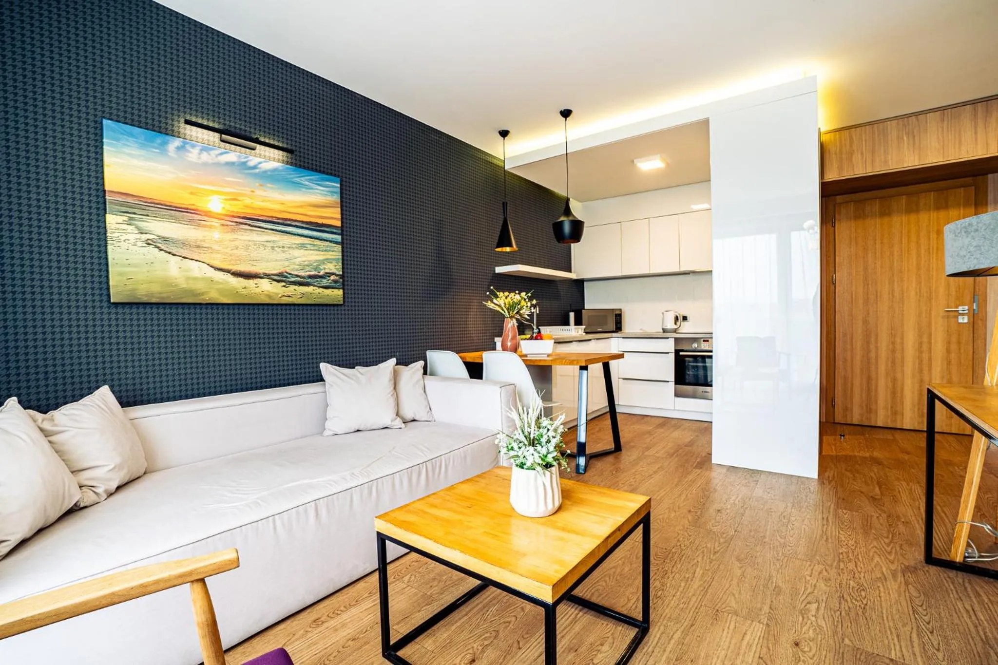 Kitchen or kitchenette in Mielenko & Spa ex Baltin Hotel