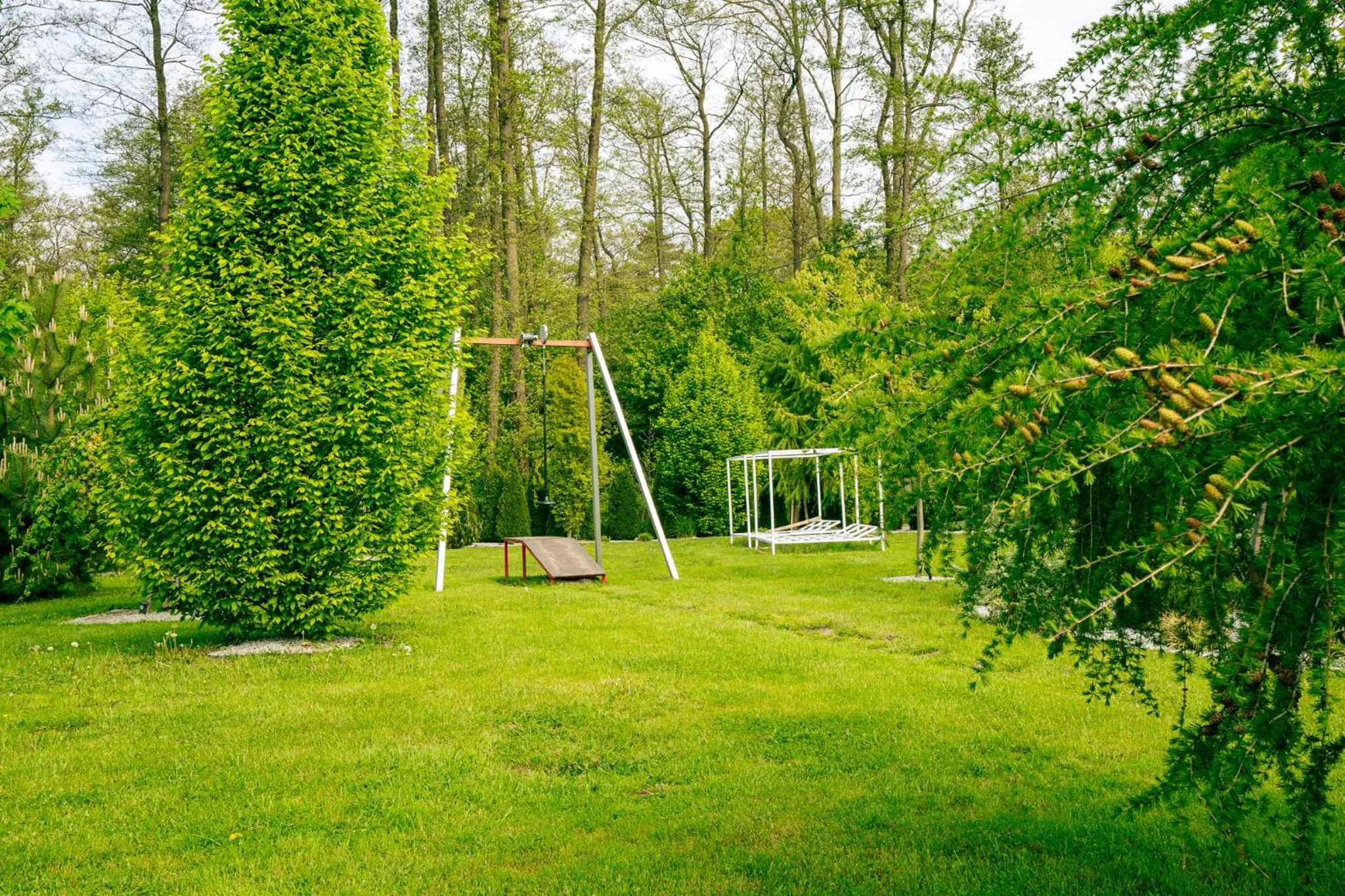 Children play ground in Mielenko & Spa ex Baltin Hotel