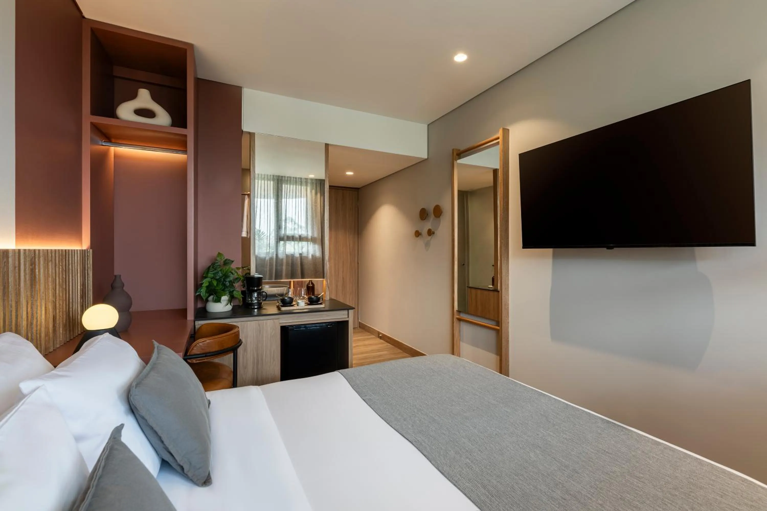 Bed in Heiss Hotel By Jalo