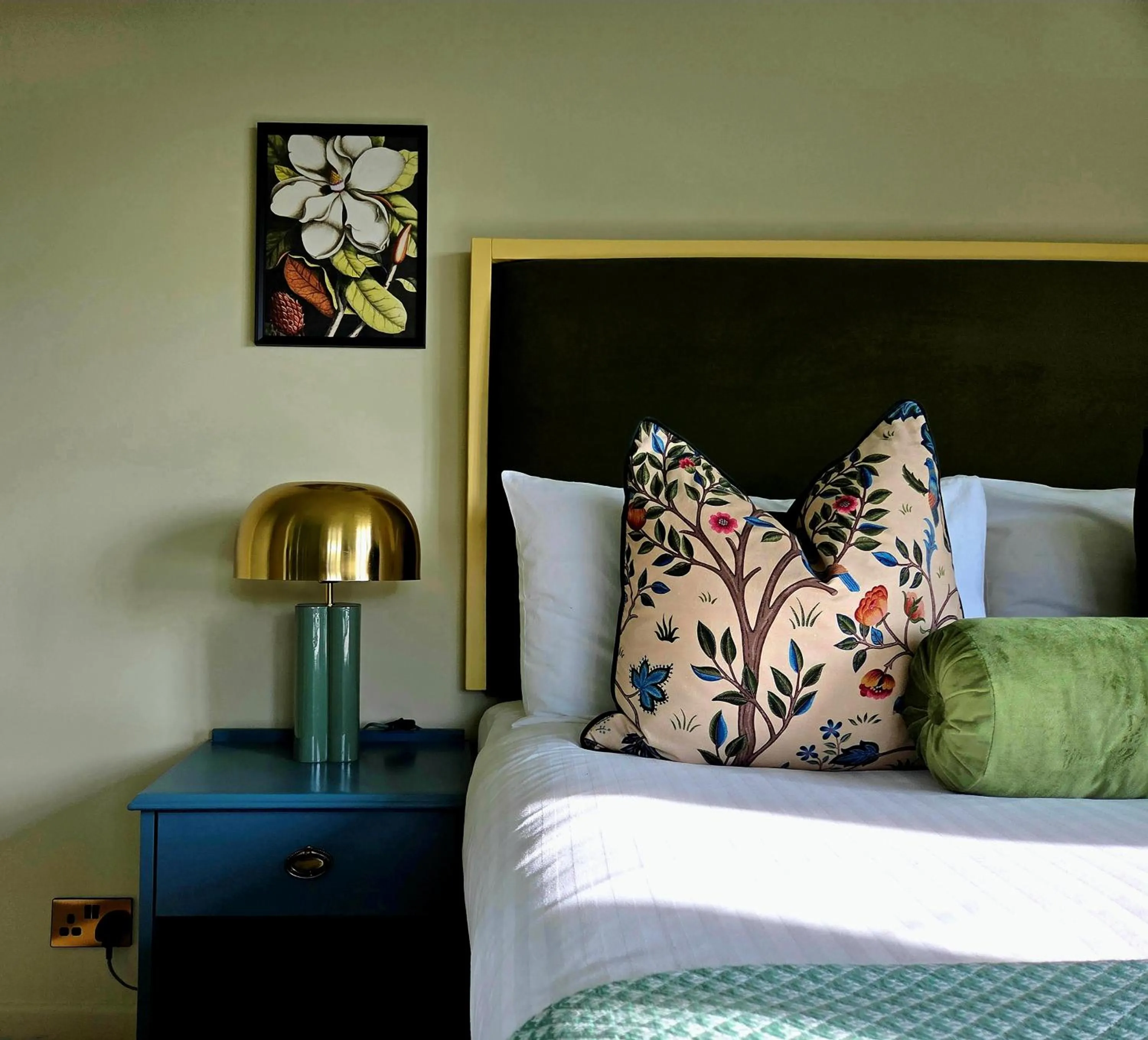 Bed in Eype's Mouth Country Hotel