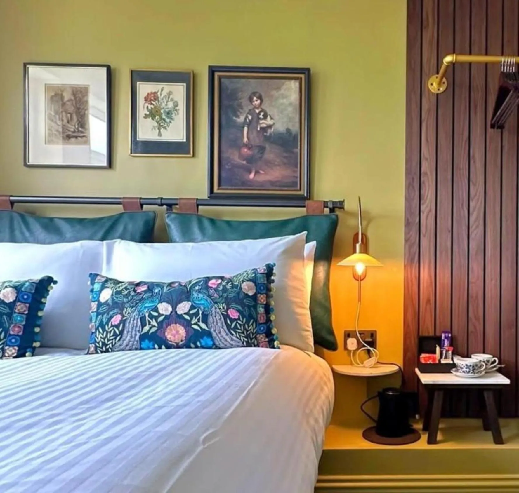 Bed in Eype's Mouth Country Hotel