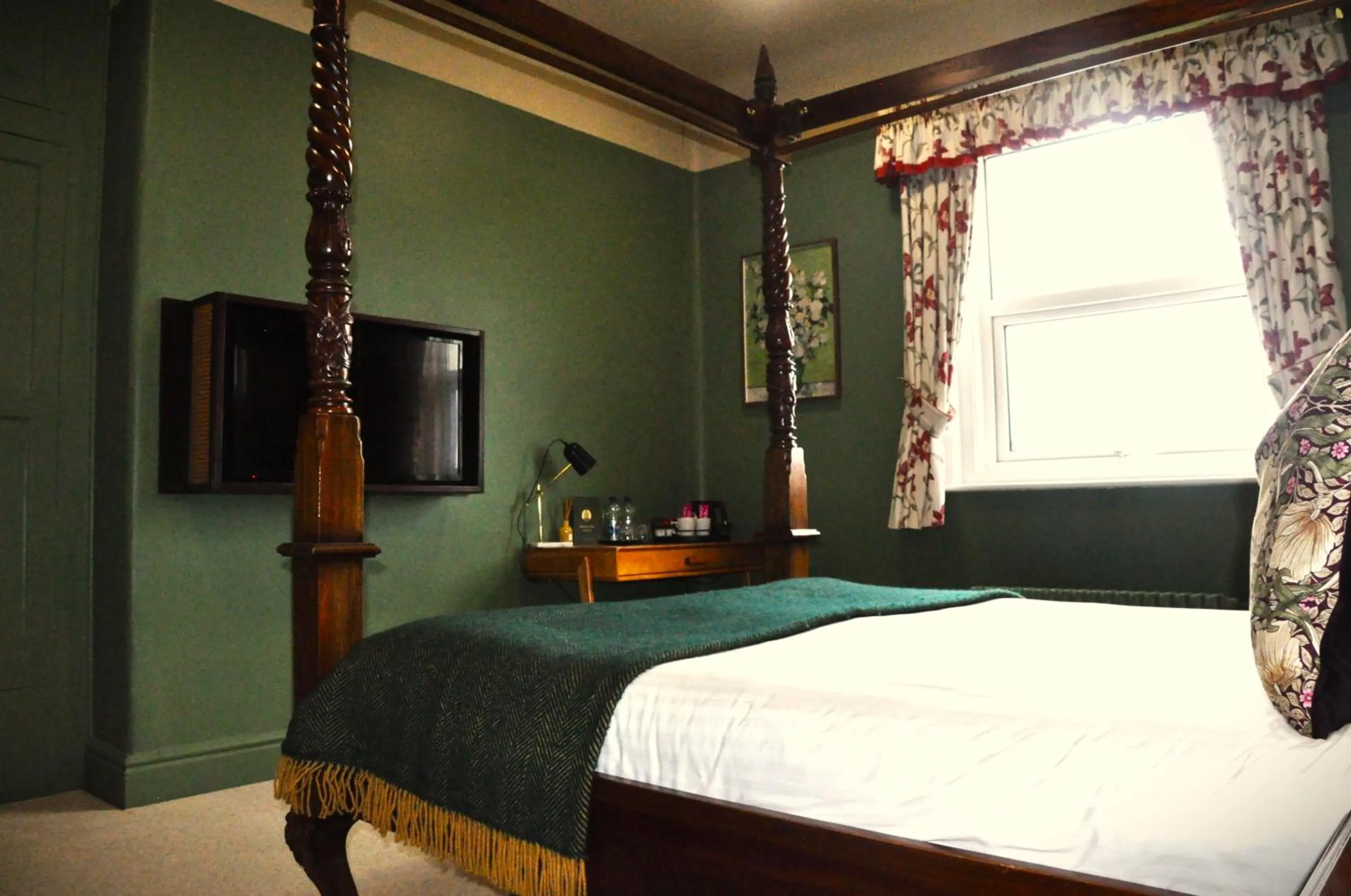 Bed in Eype's Mouth Country Hotel