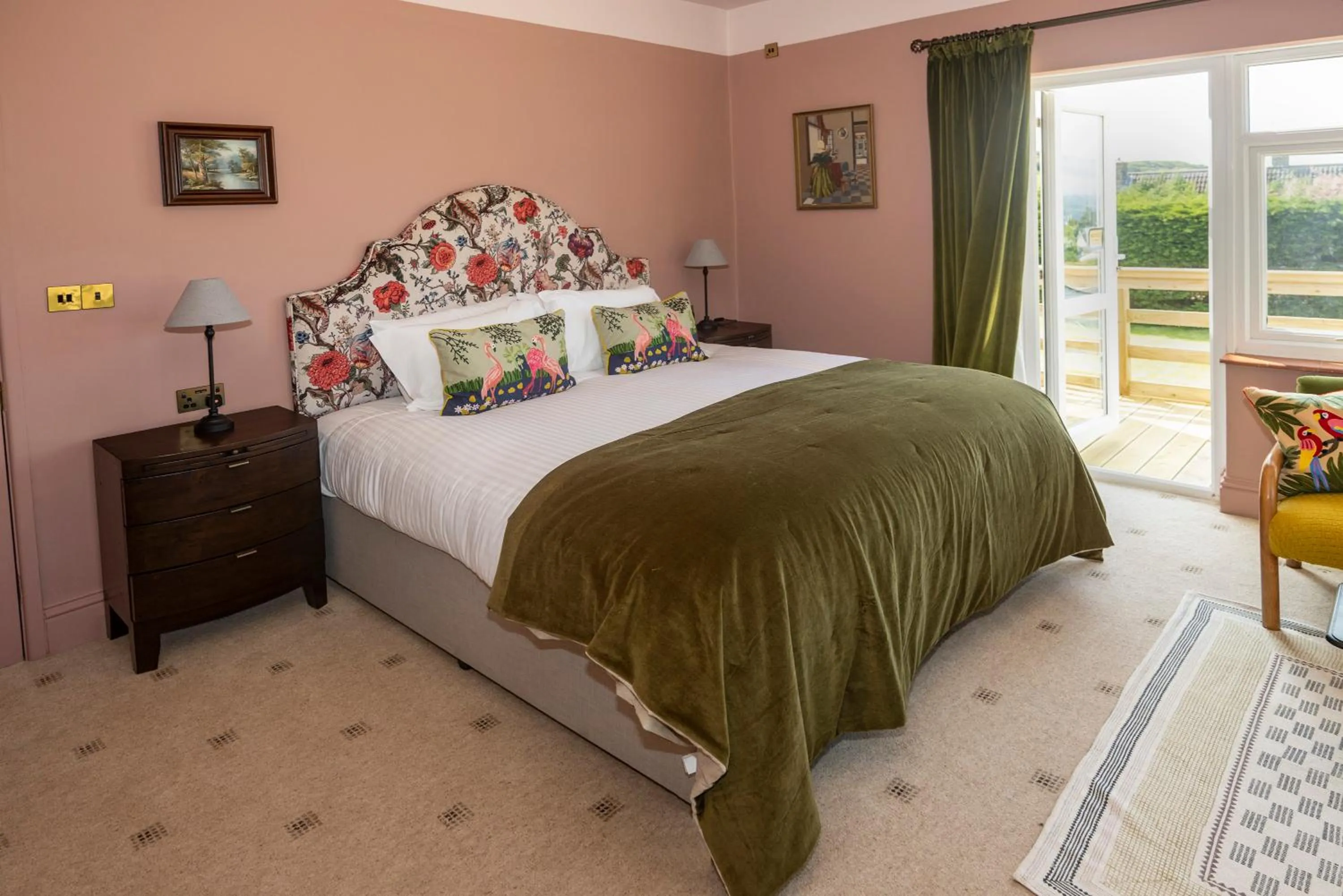 Bed in Eype's Mouth Country Hotel