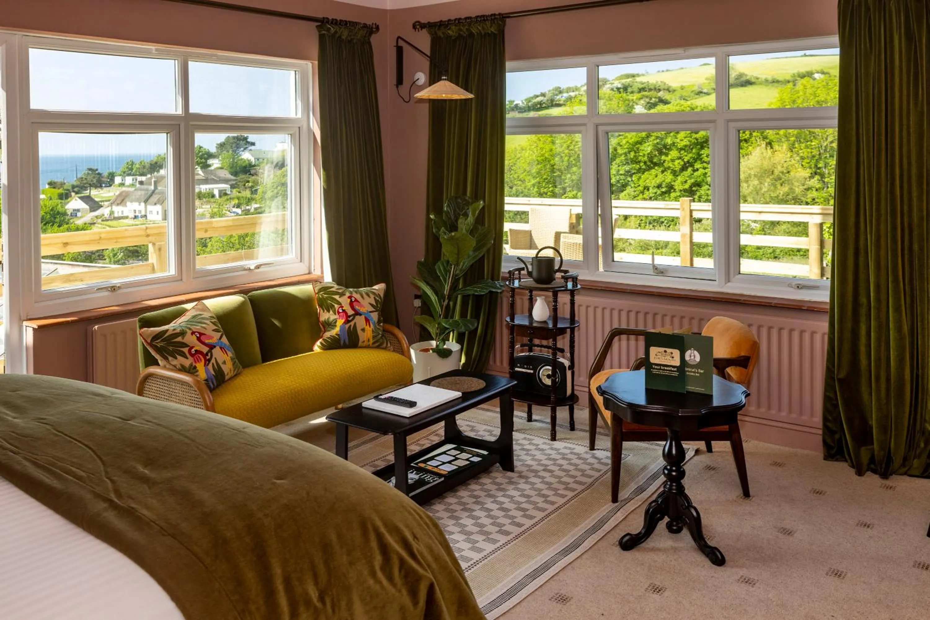 Natural landscape in Eype's Mouth Country Hotel