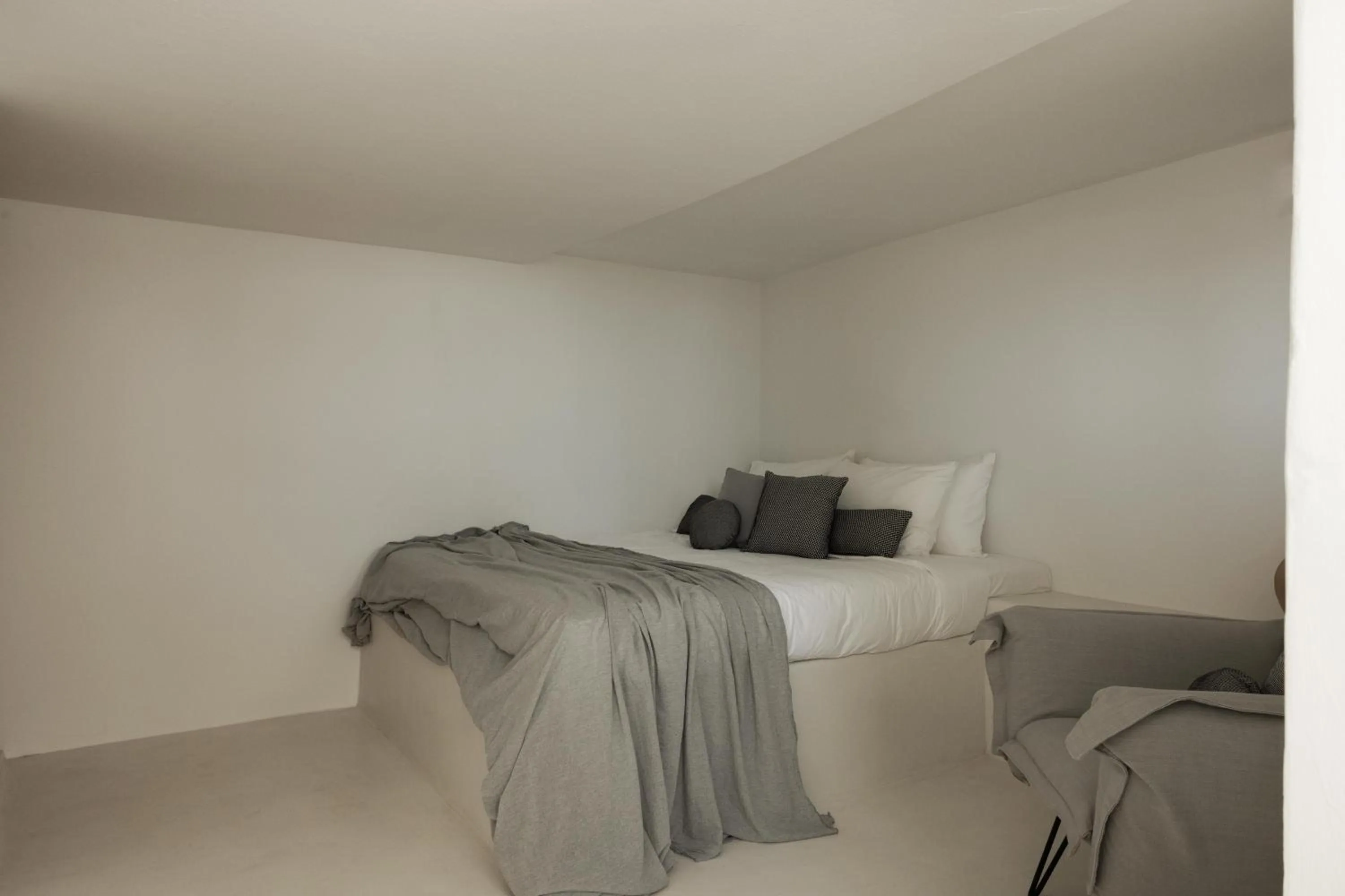 Bedroom, Bed in Boho Origin Mykonos