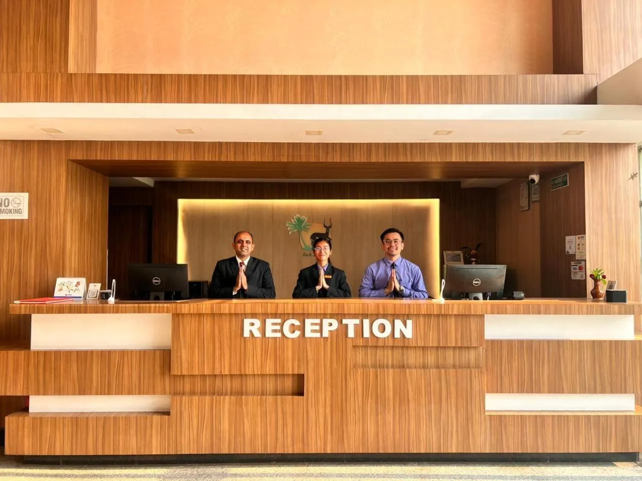 Lobby or reception in Park Safari Resort, Chitwan National Park