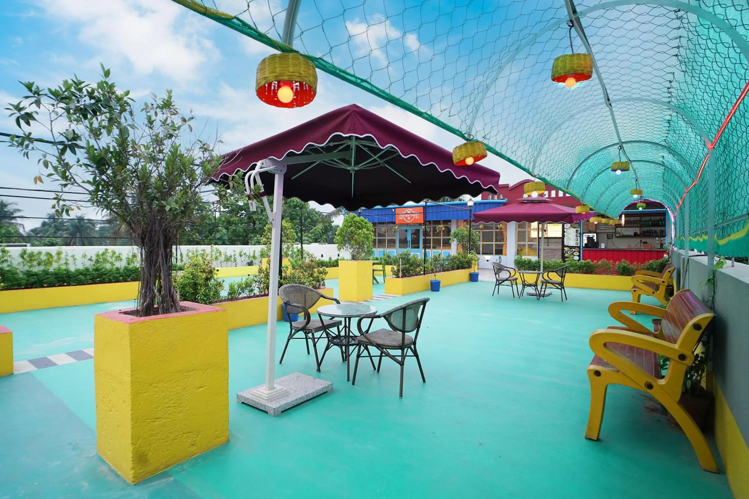 Patio in PS Luxury Hotel