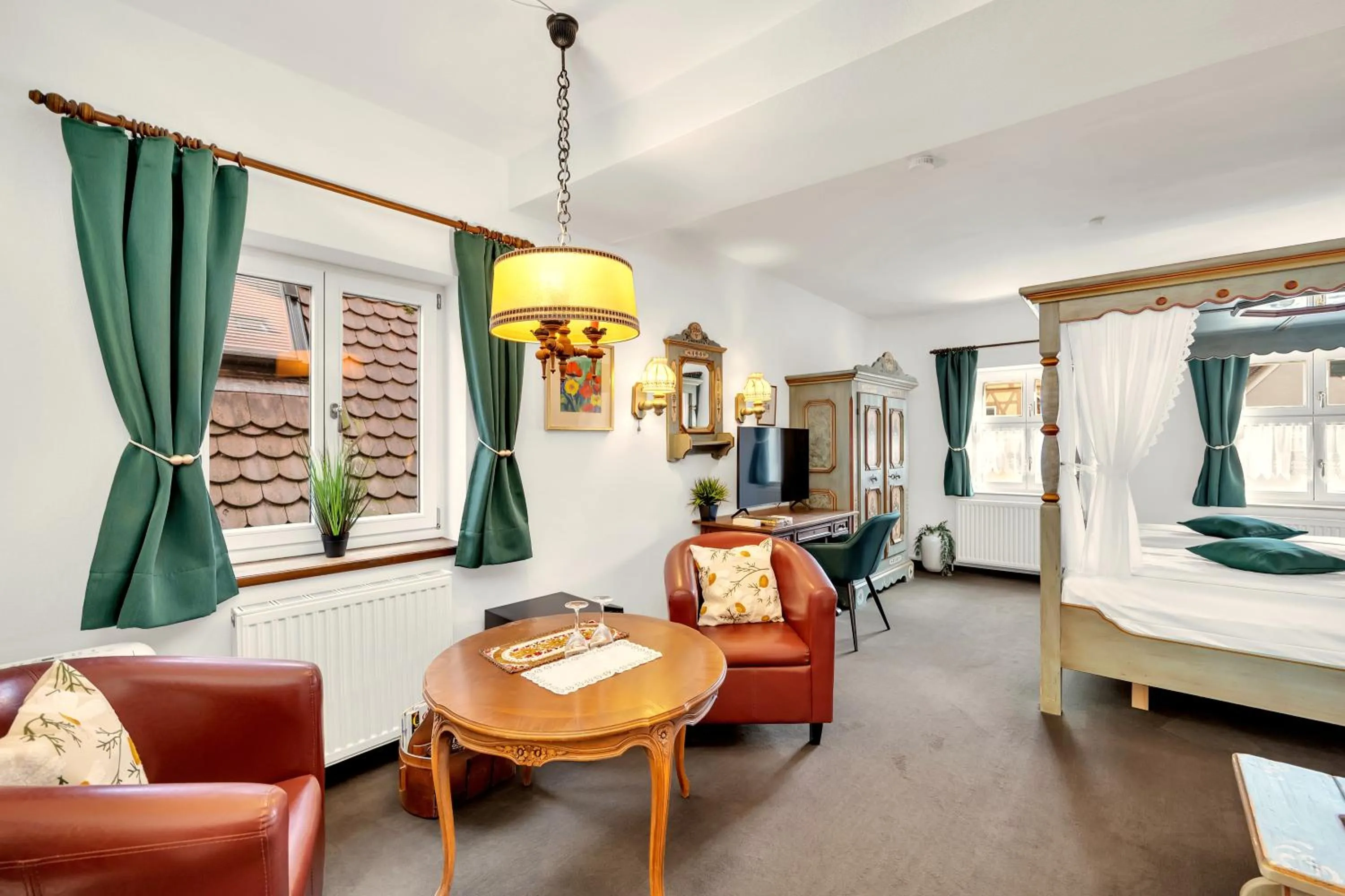 Seating area in Artistique Hotel