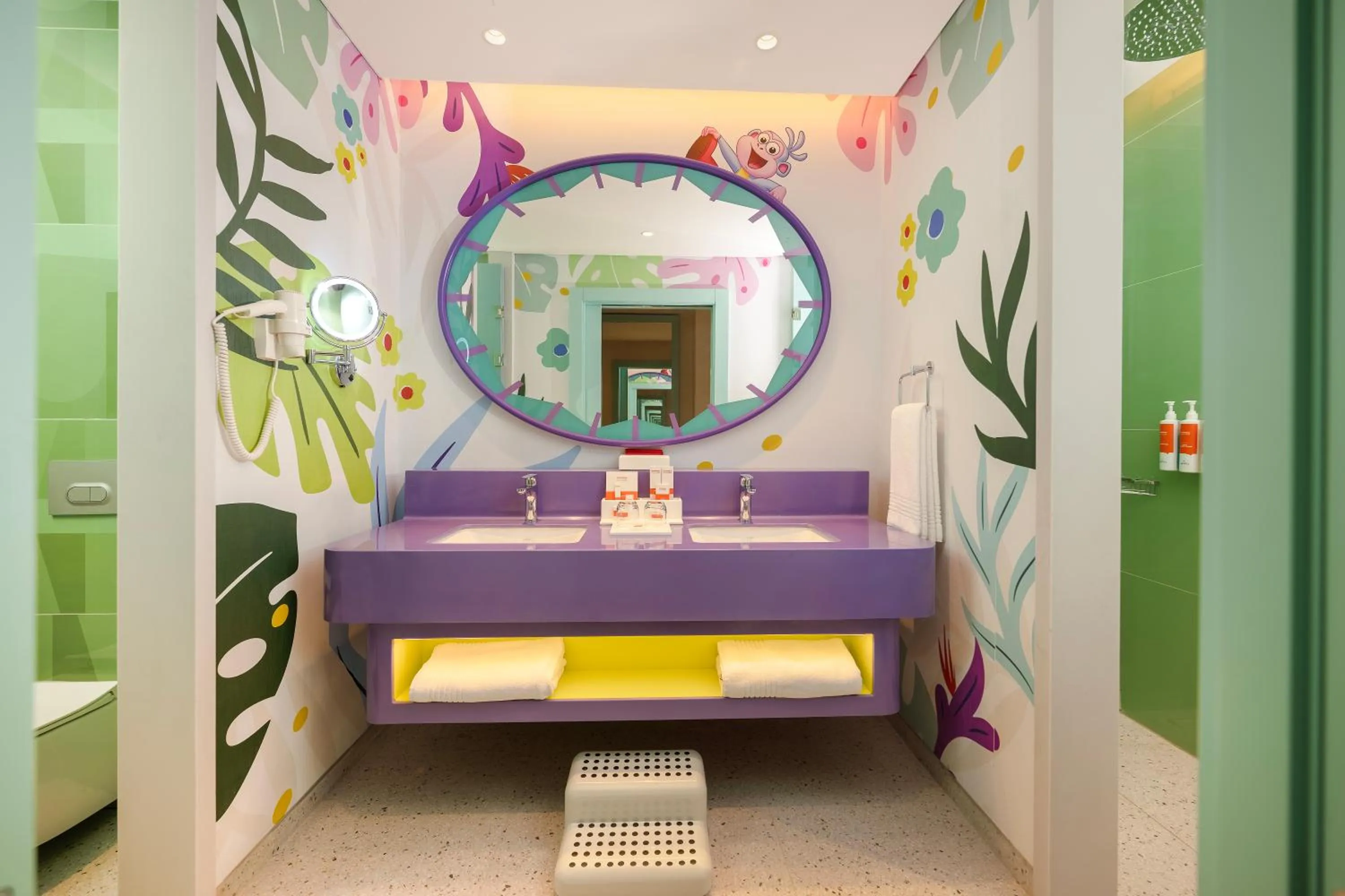 Bathroom in The Land Of Legends Nickelodeon Hotel Antalya