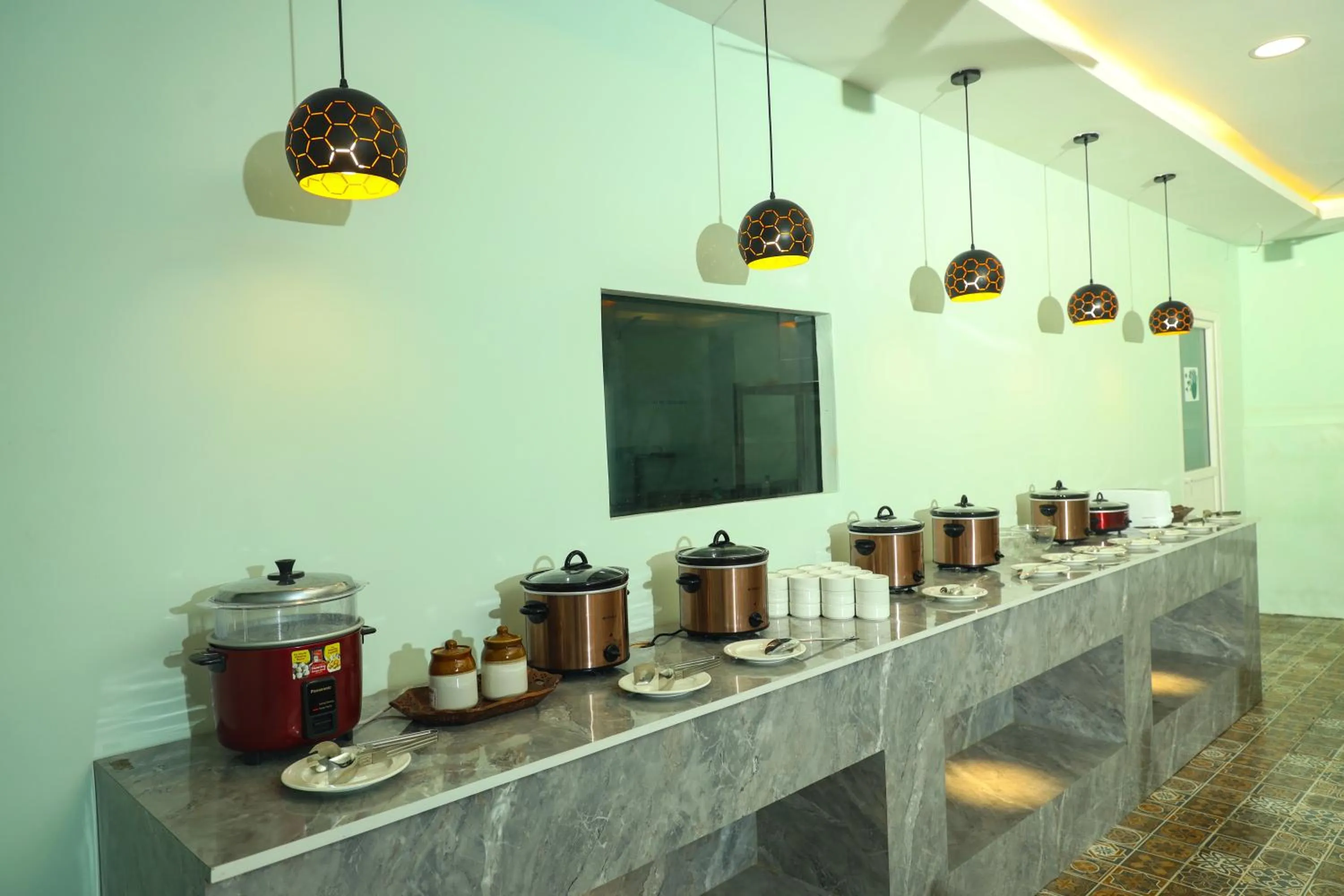 Buffet breakfast in Hotel Dusk and Dawn