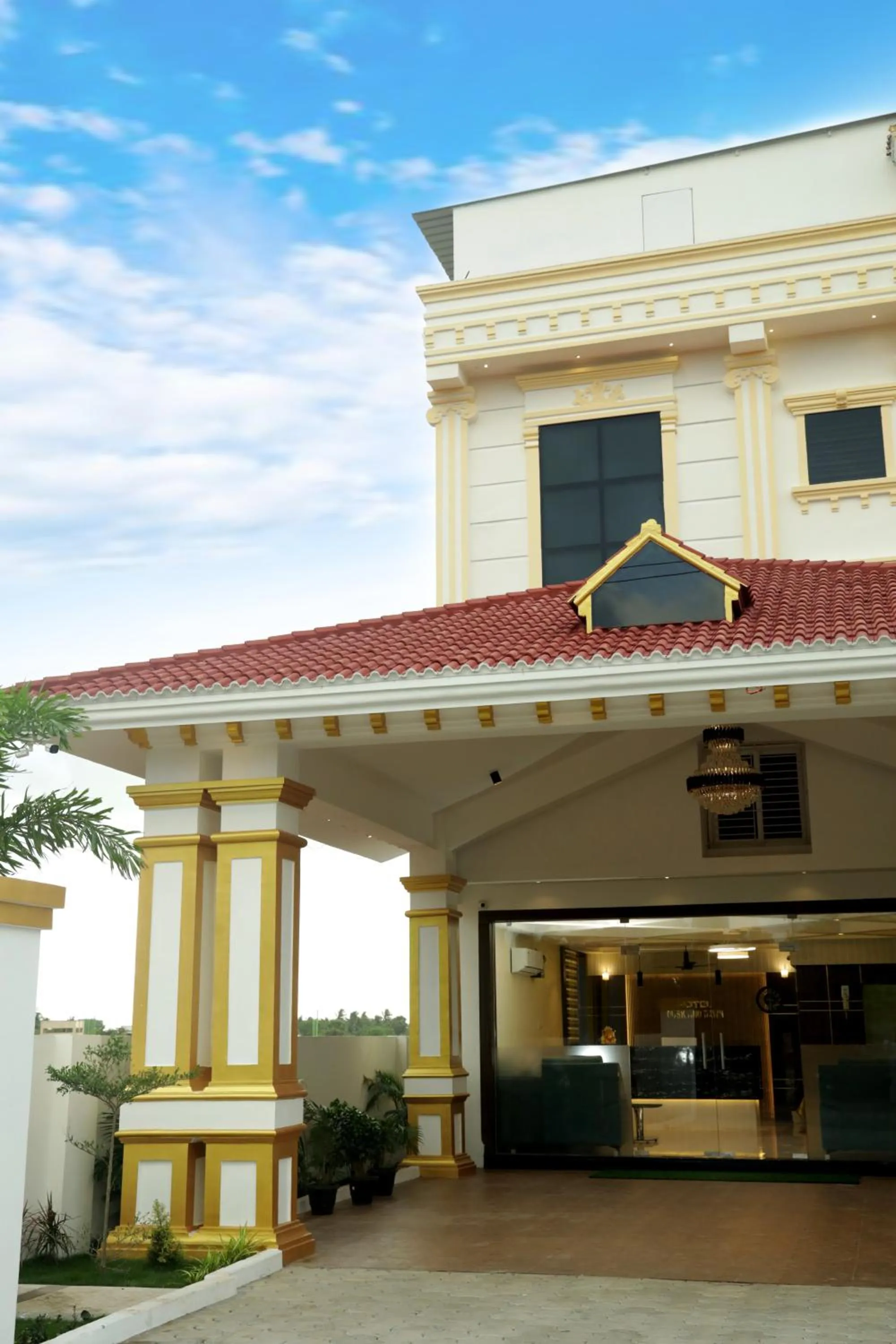 Property building in Hotel Dusk and Dawn