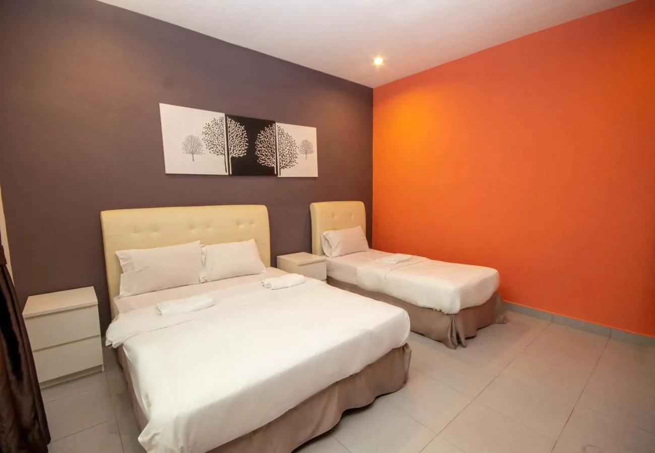 Bed in JQ Osborne Apartment