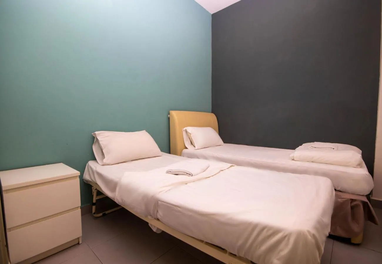 Bed in JQ Osborne Apartment