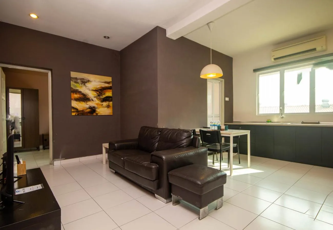 Living room in JQ Osborne Apartment