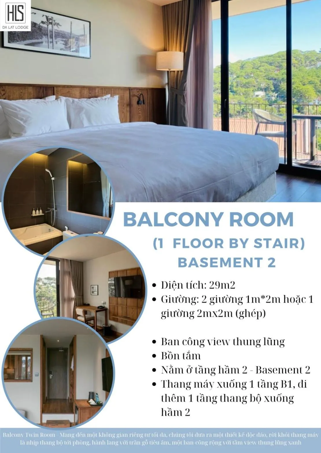 Photo of the whole room, Bed in HLS Dalat Lodge