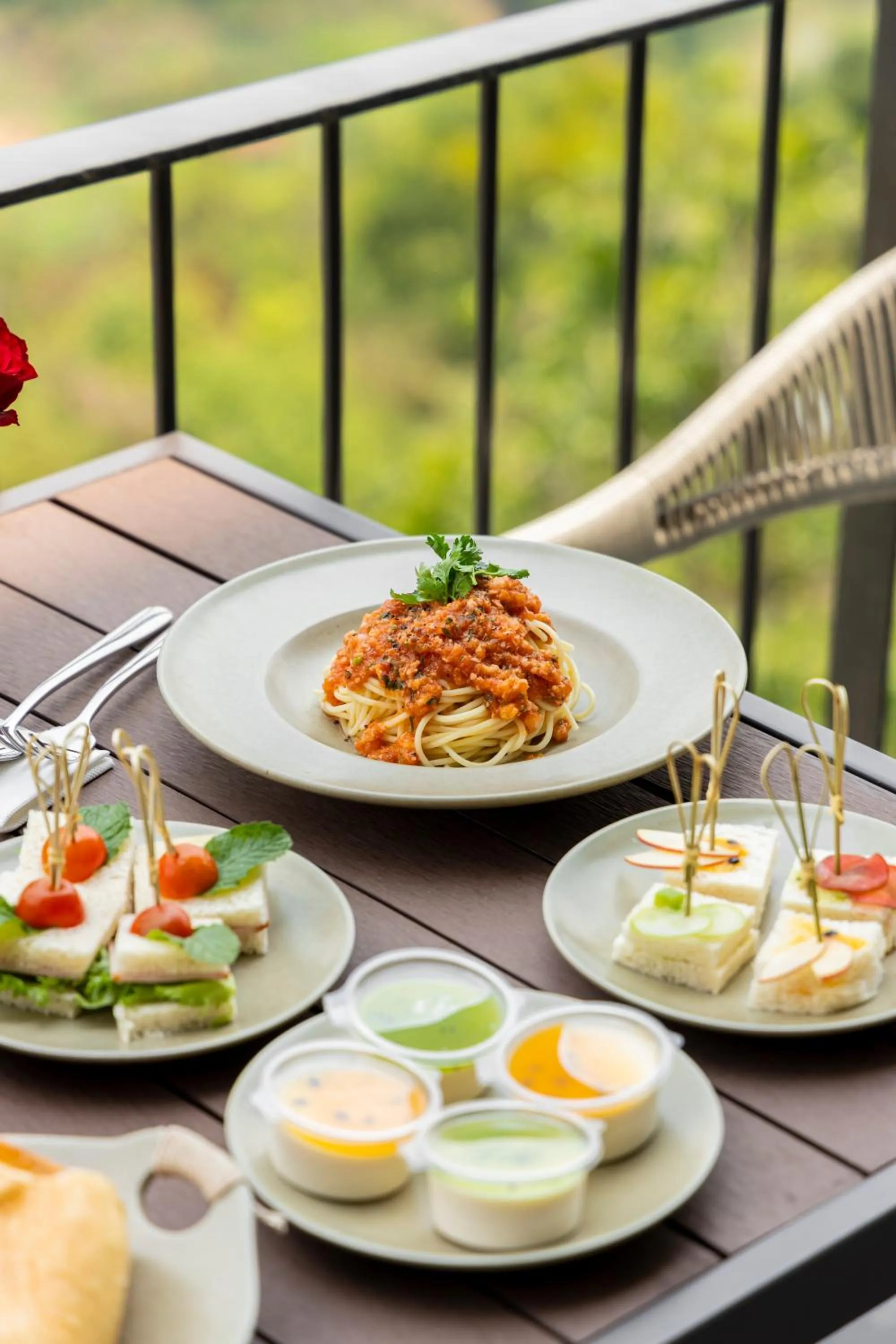 Breakfast in HLS Dalat Lodge