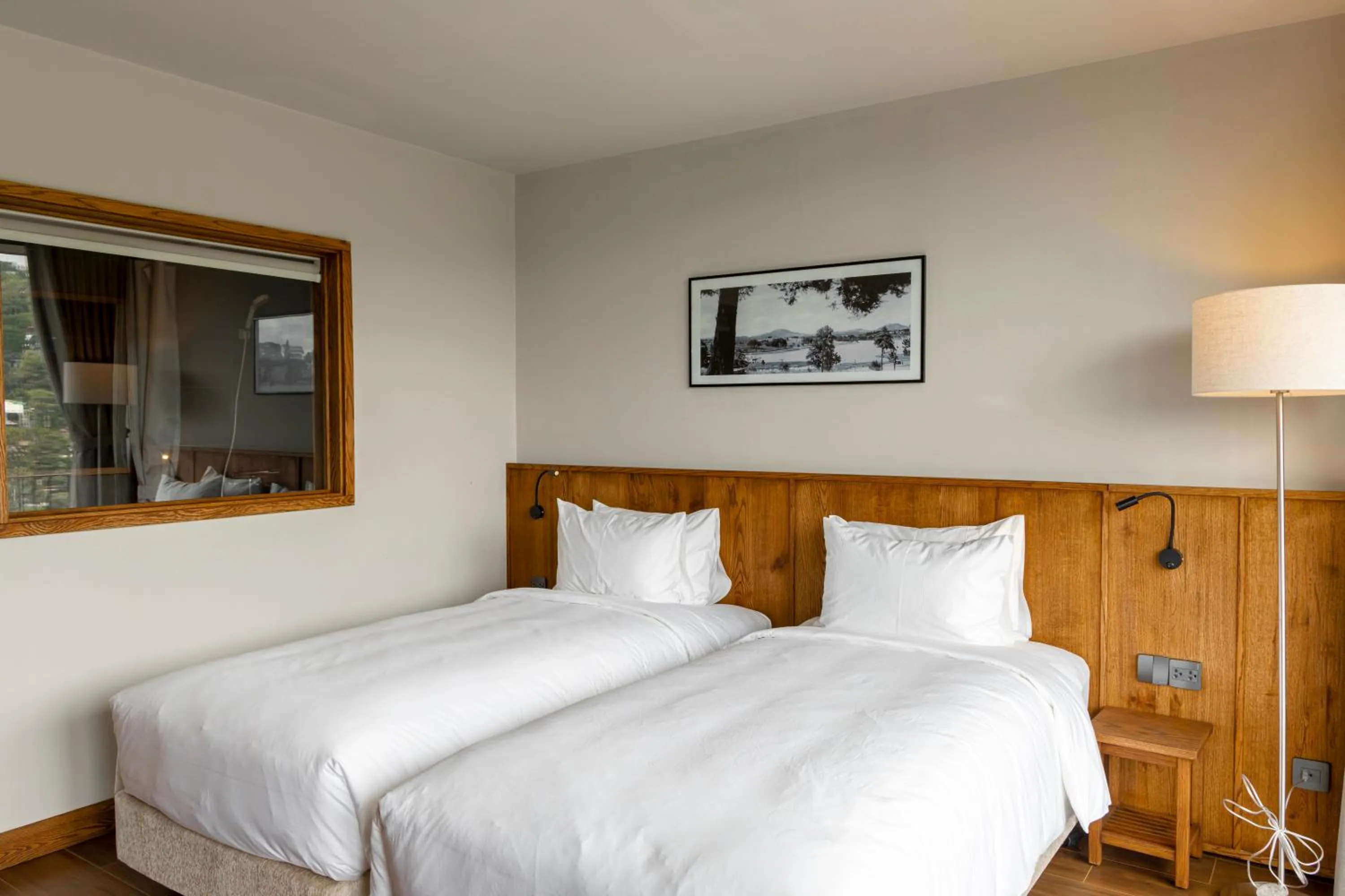 Bed in HLS Dalat Lodge