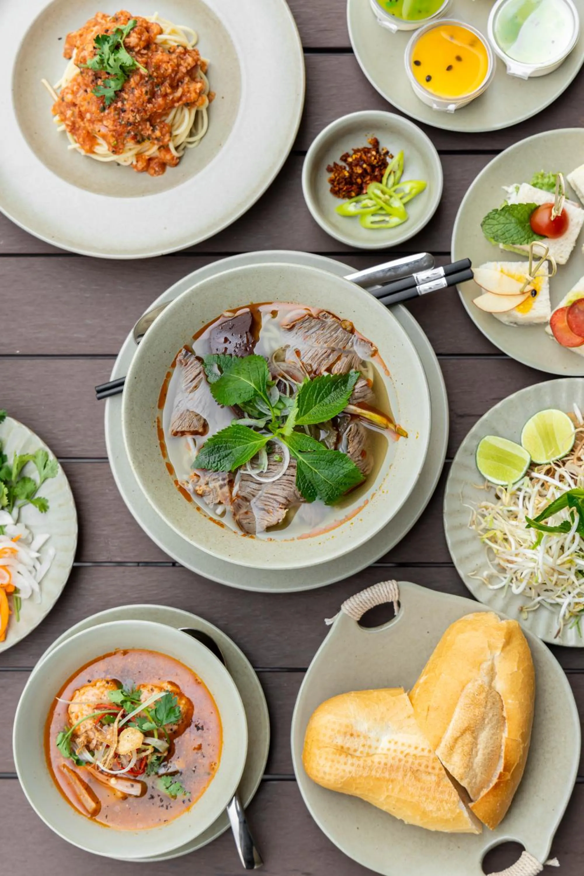 Food and drinks in HLS Dalat Lodge