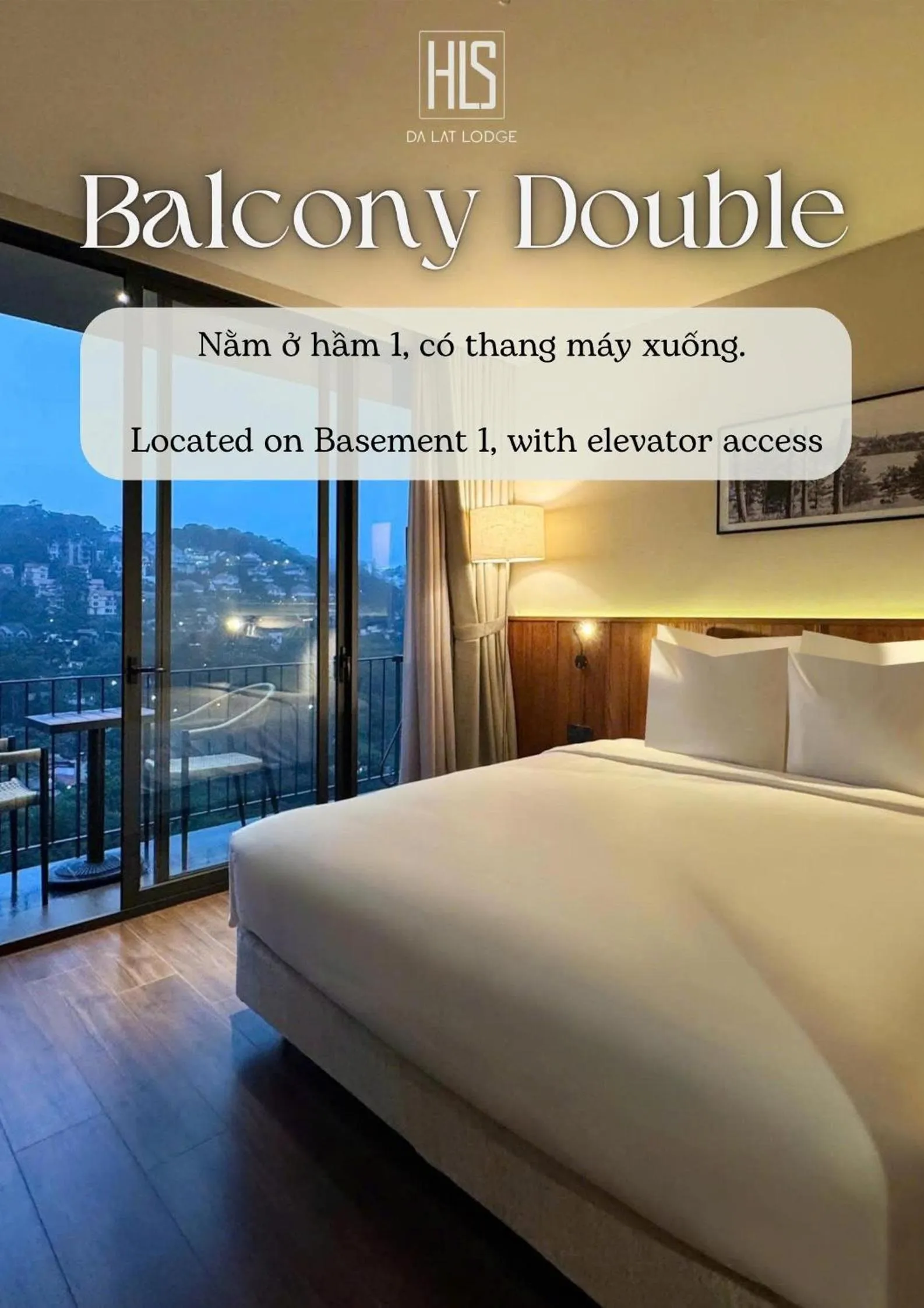 Photo of the whole room, Bed in HLS Dalat Lodge