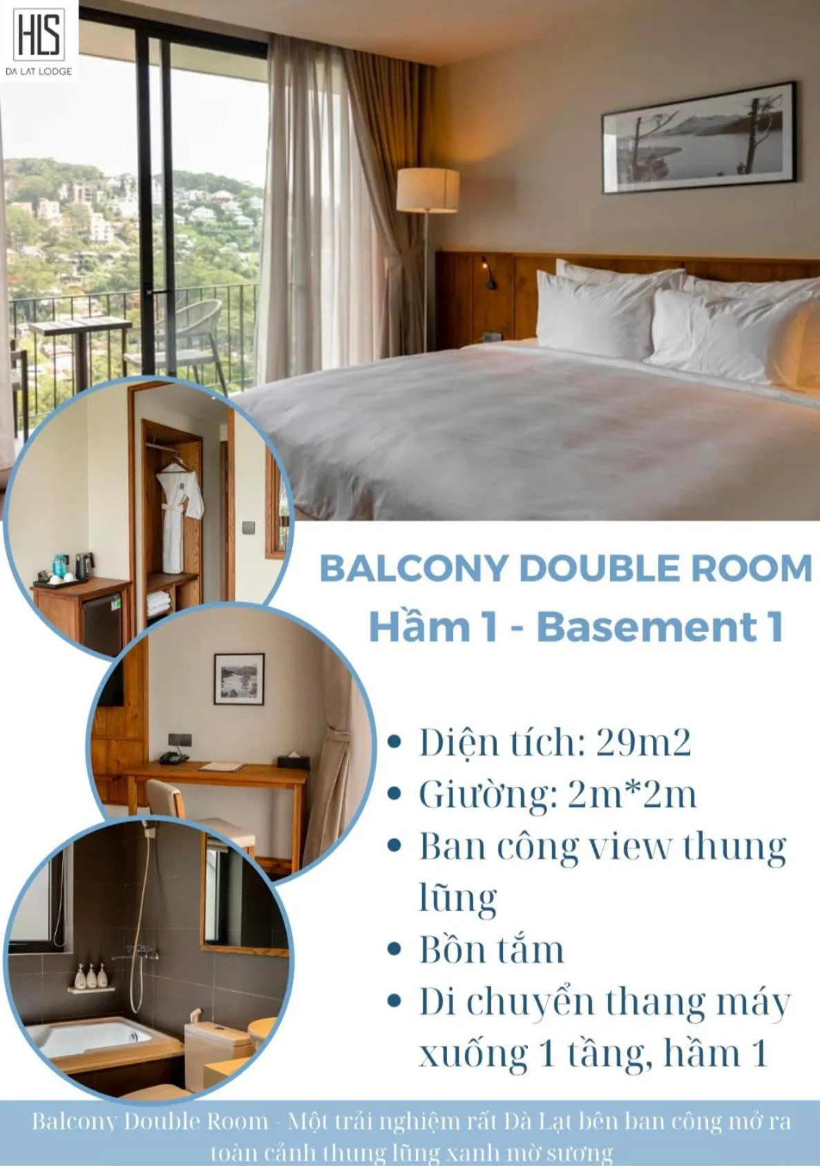 Photo of the whole room, Bed in HLS Dalat Lodge