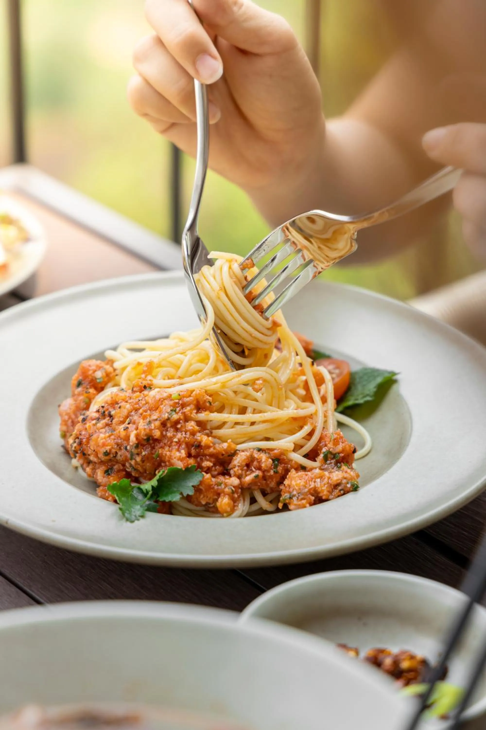 Breakfast in HLS Dalat Lodge