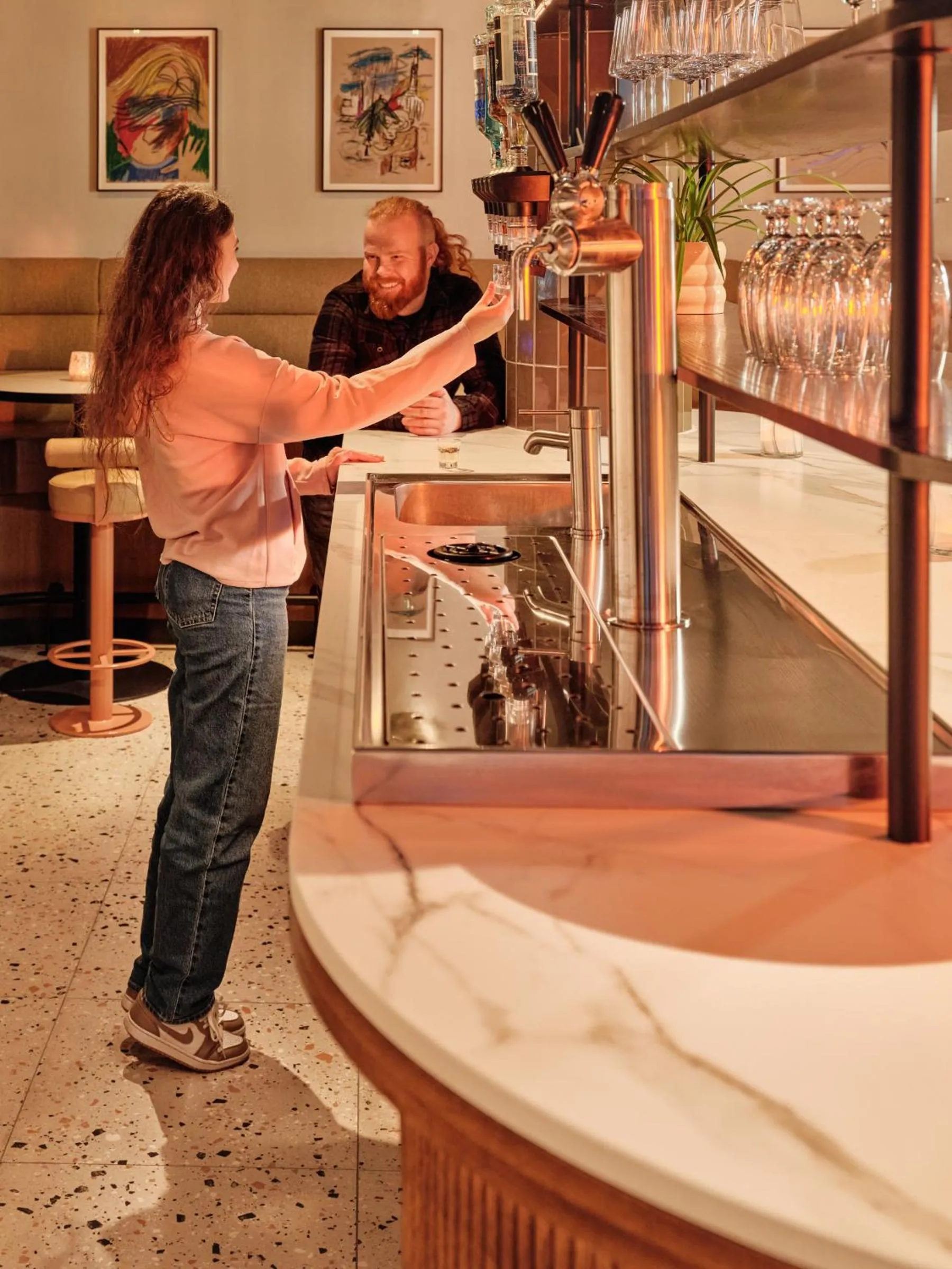 Lounge or bar in CityHub Reykjavik