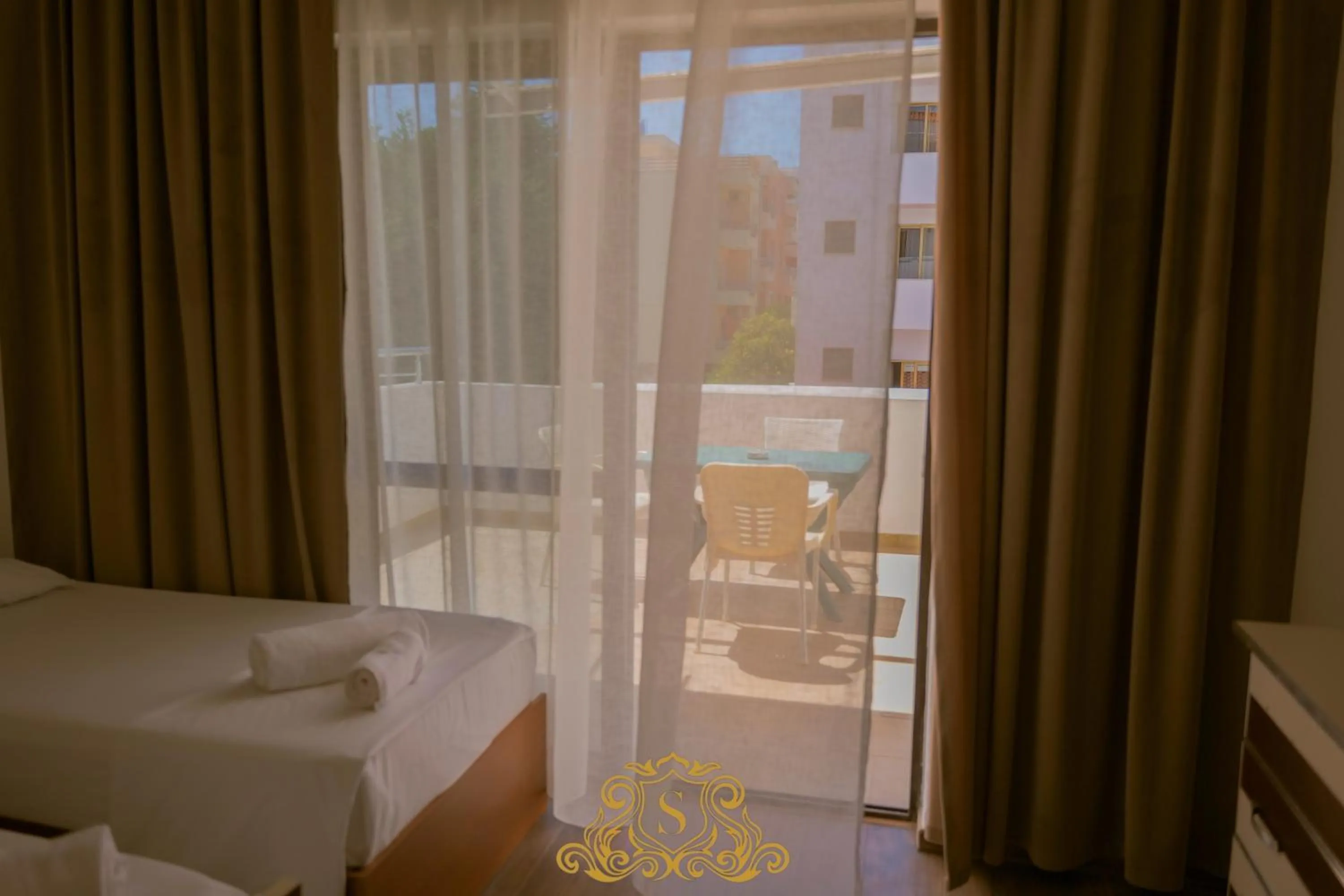 Bed in Hotel Sorrente