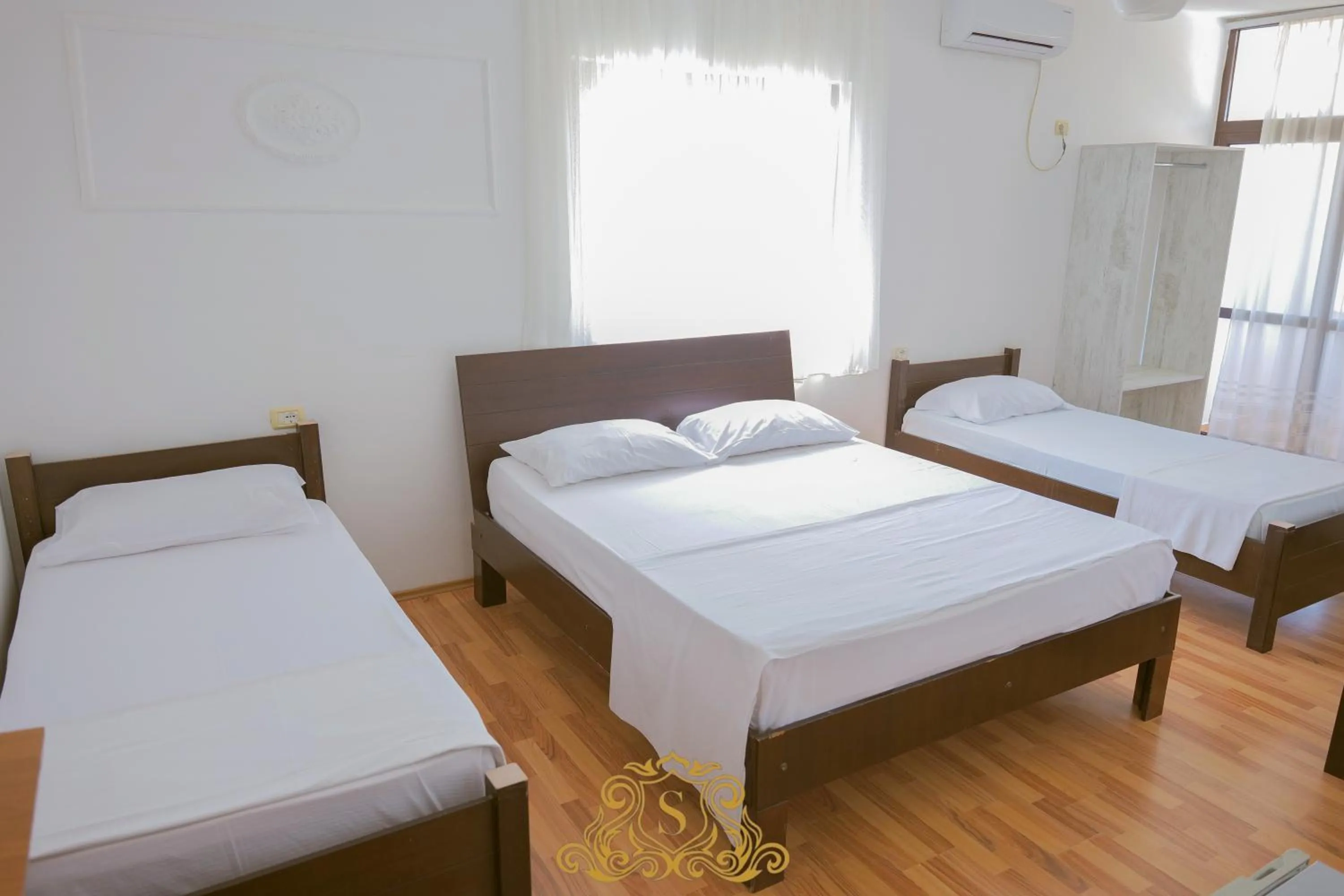 Bed in Hotel Sorrente