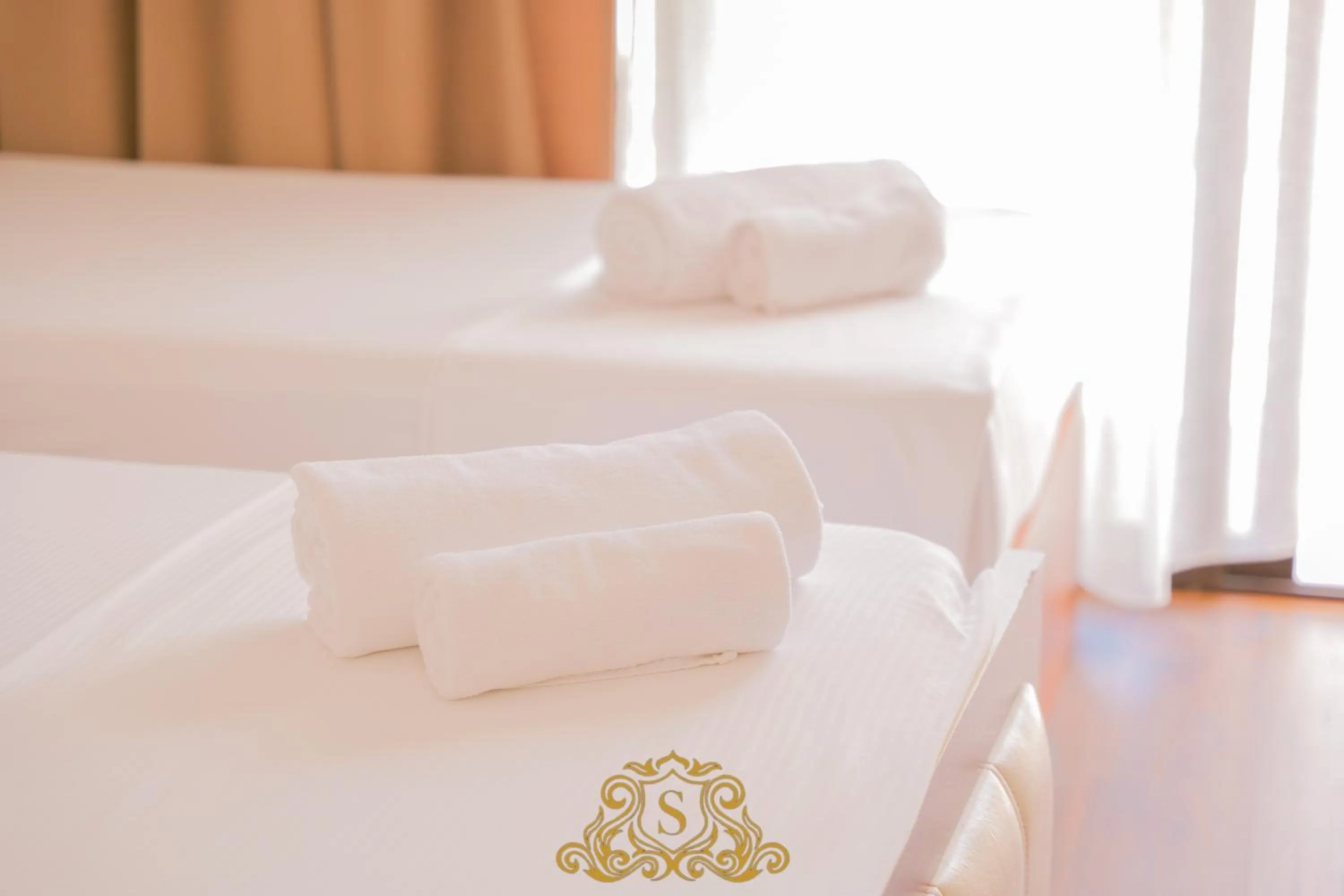 Bed in Hotel Sorrente