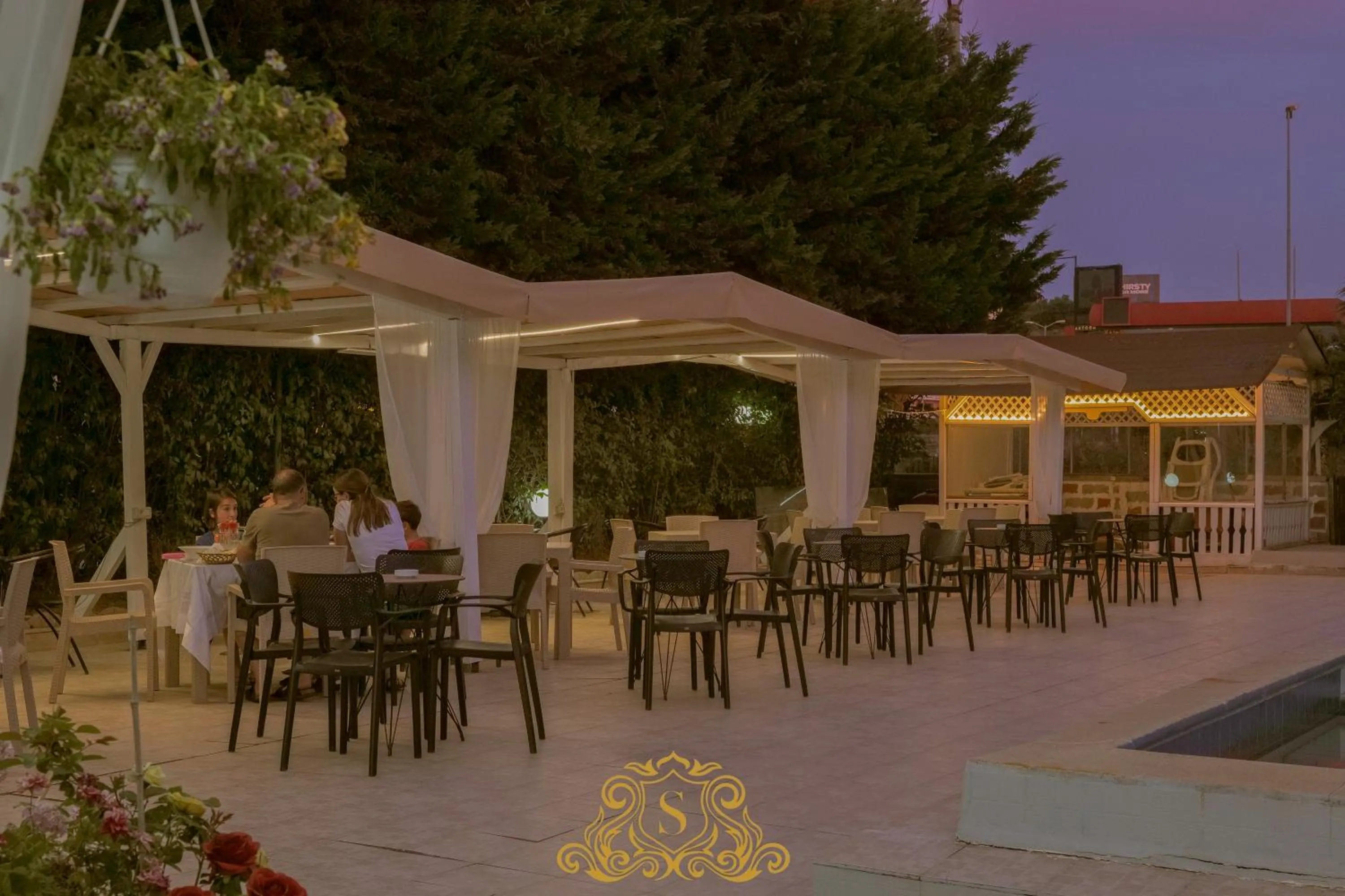 Patio in Hotel Sorrente