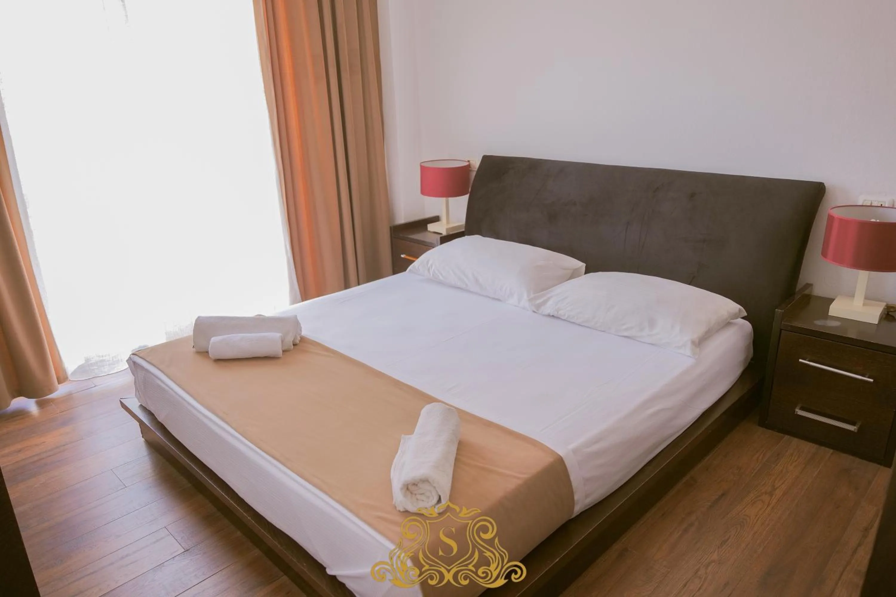 Bed in Hotel Sorrente