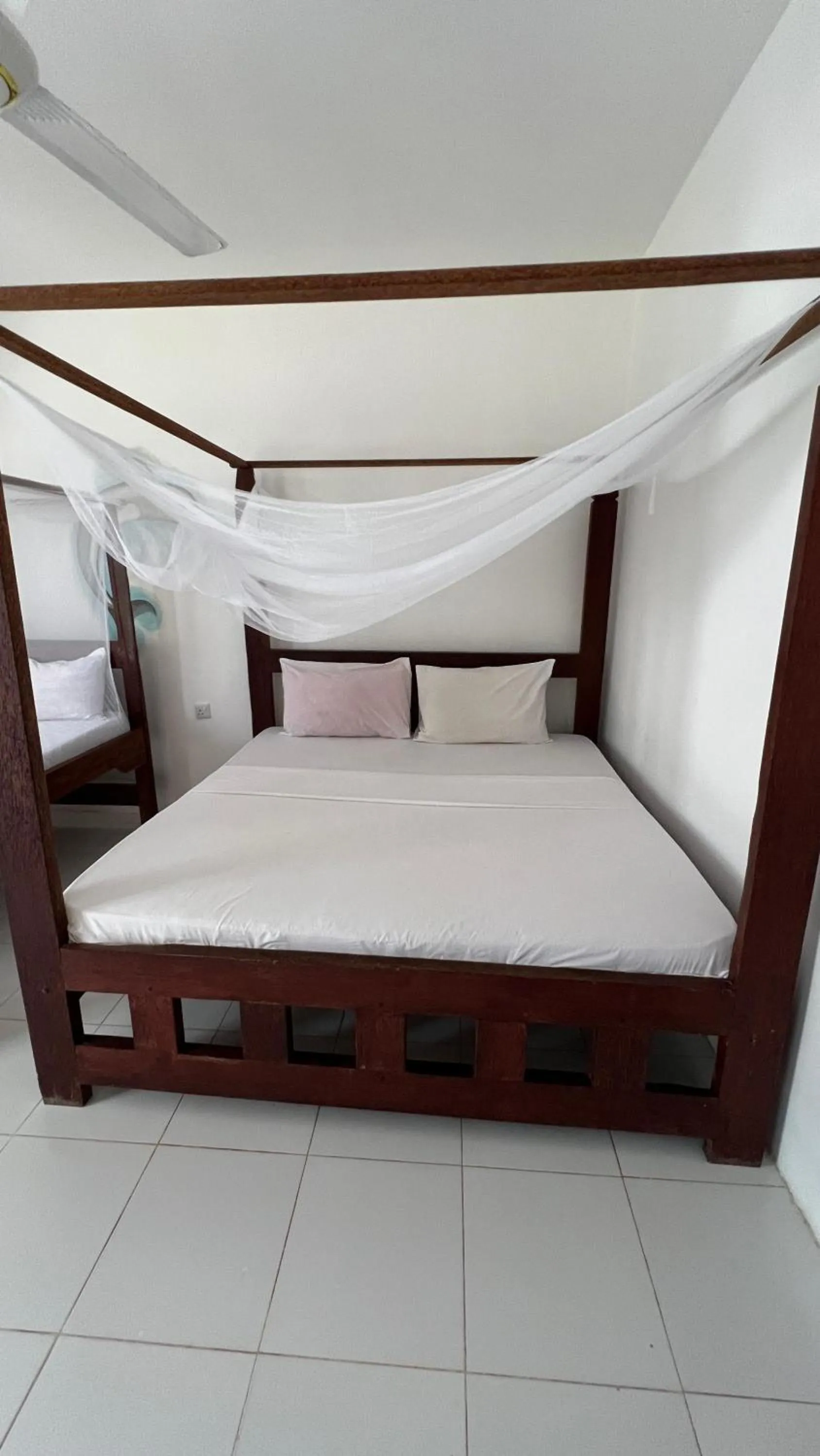 Bed in Zanzi beach hotel