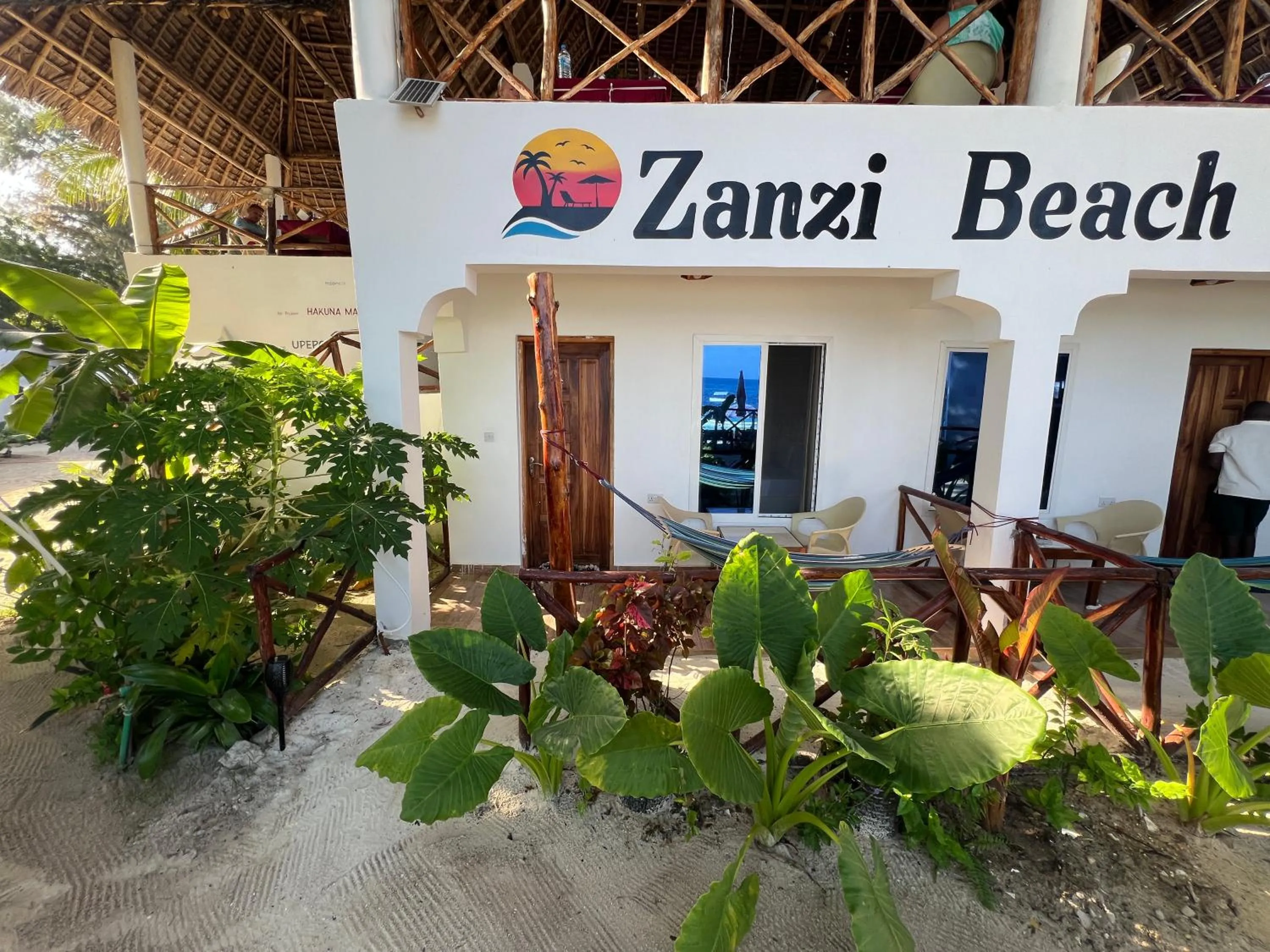 Property building in Zanzi beach hotel