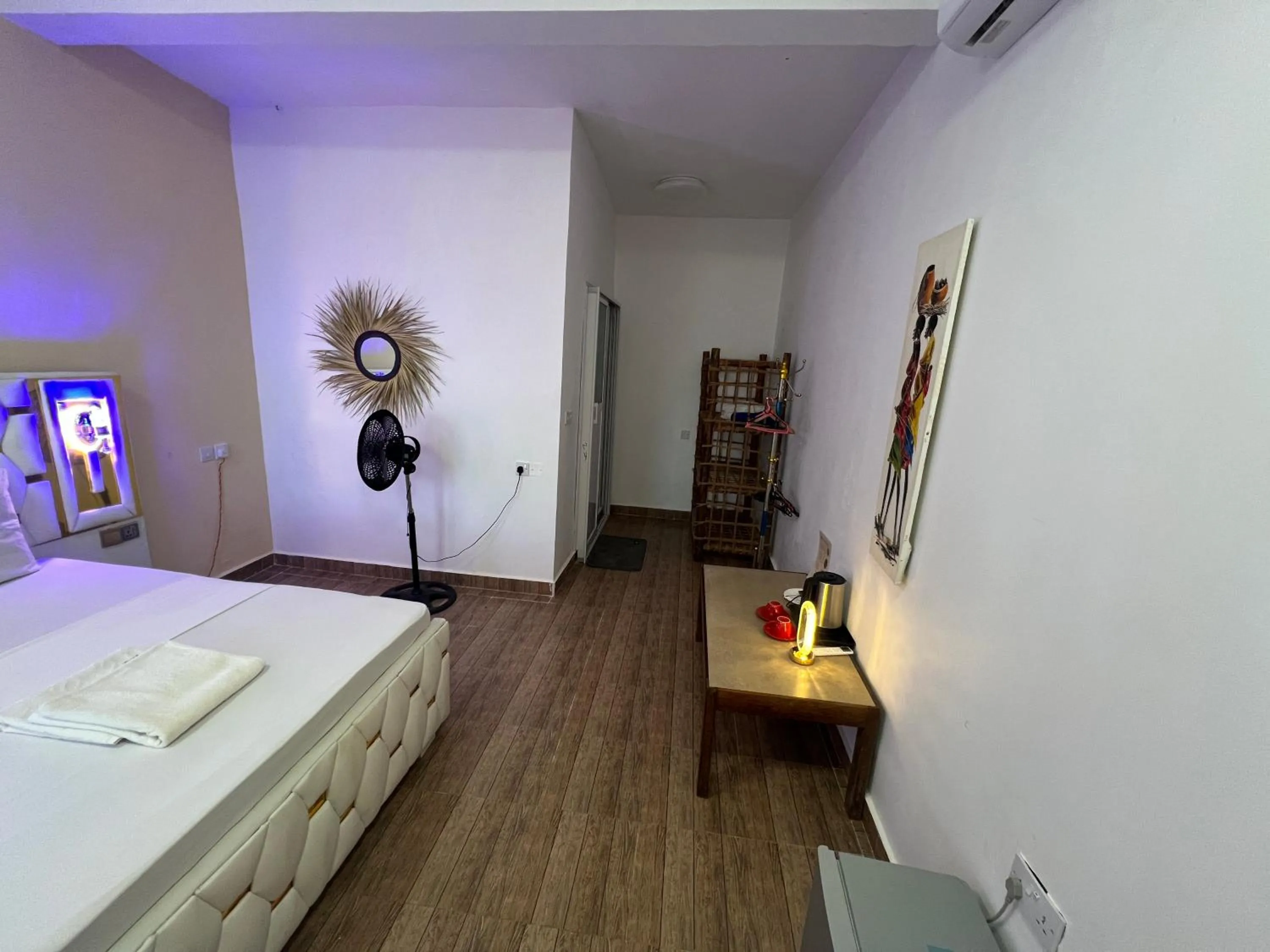 Bed in Zanzi beach hotel