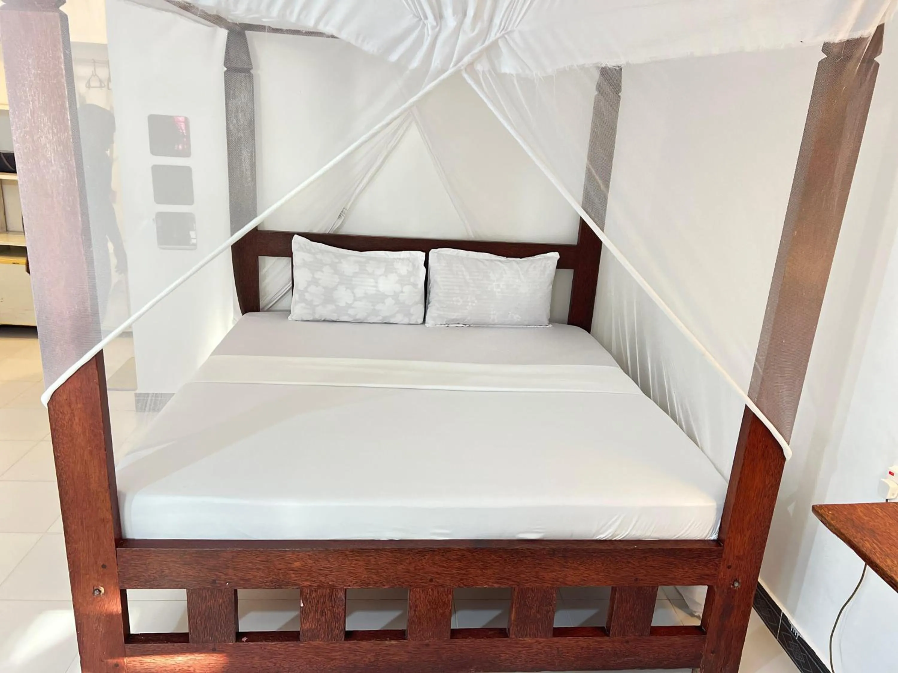 Bed in Zanzi beach hotel