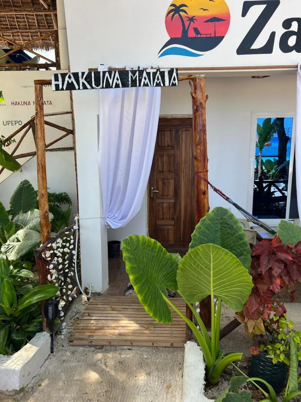 Property building in Zanzi beach hotel