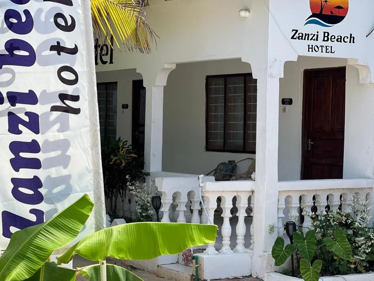 Property building in Zanzi beach hotel