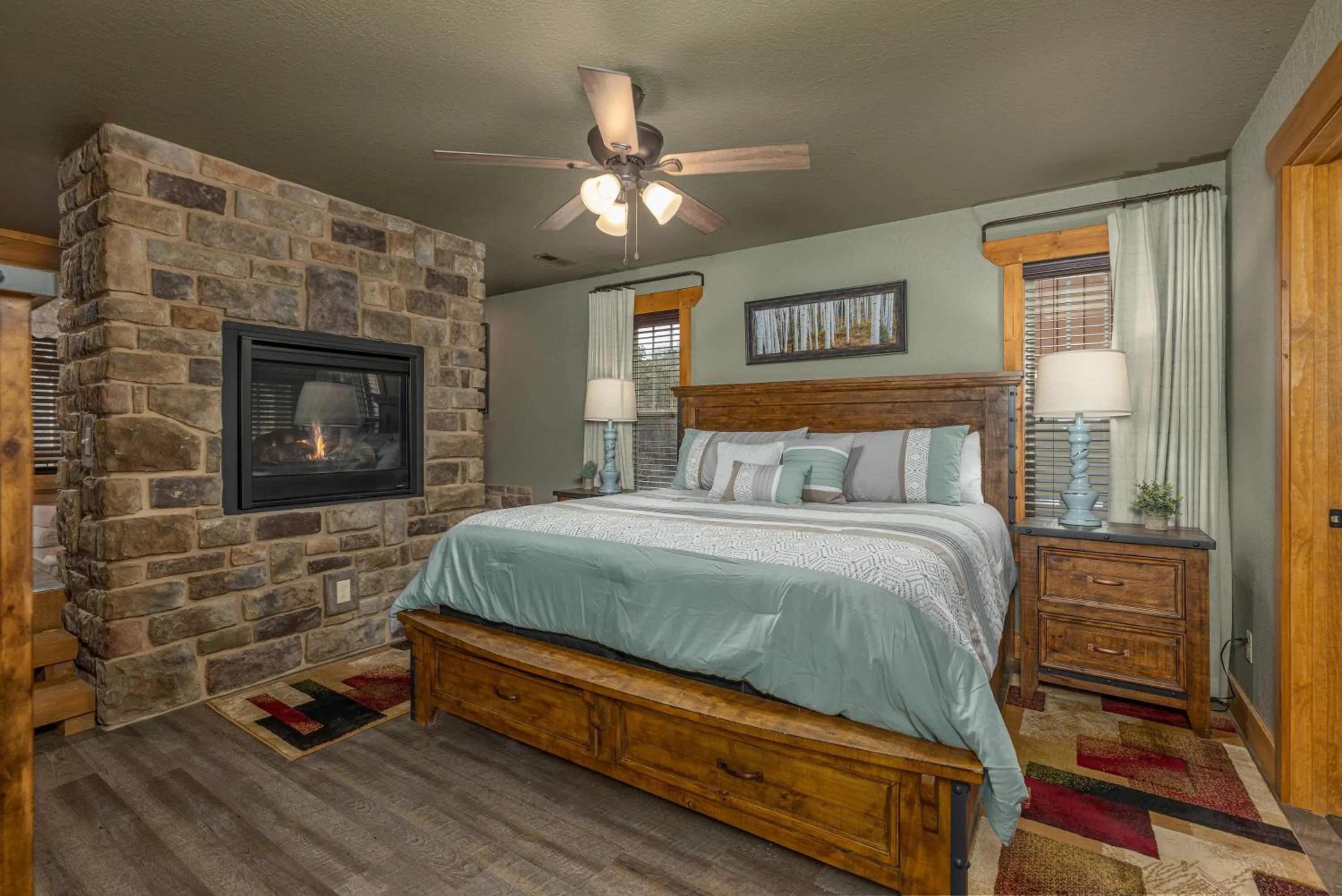 Bed in A Moment's Peace by Eden Crest