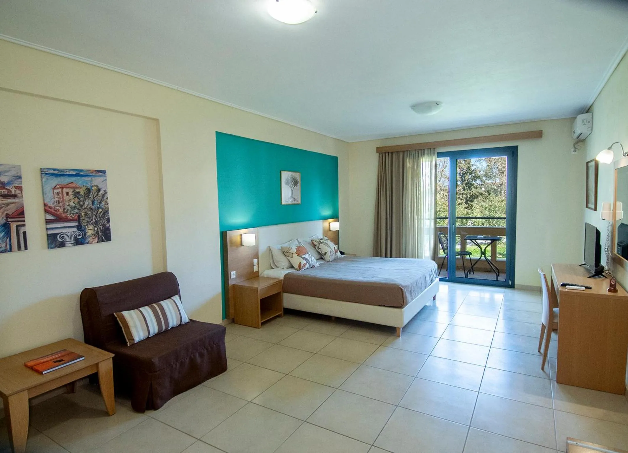 Photo of the whole room, Bed in Aeolian Gaea Hotel