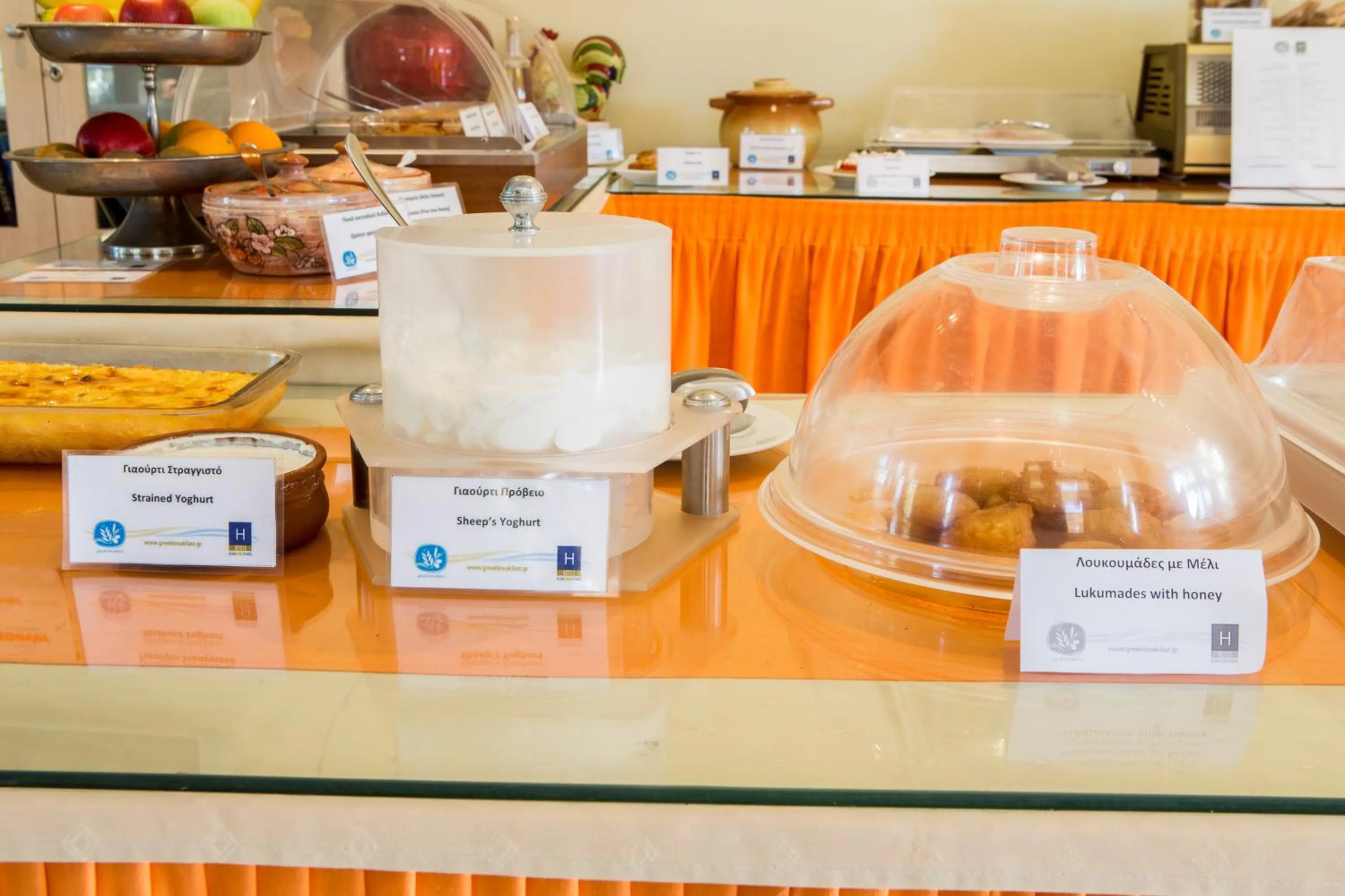 Buffet breakfast in Aeolian Gaea Hotel