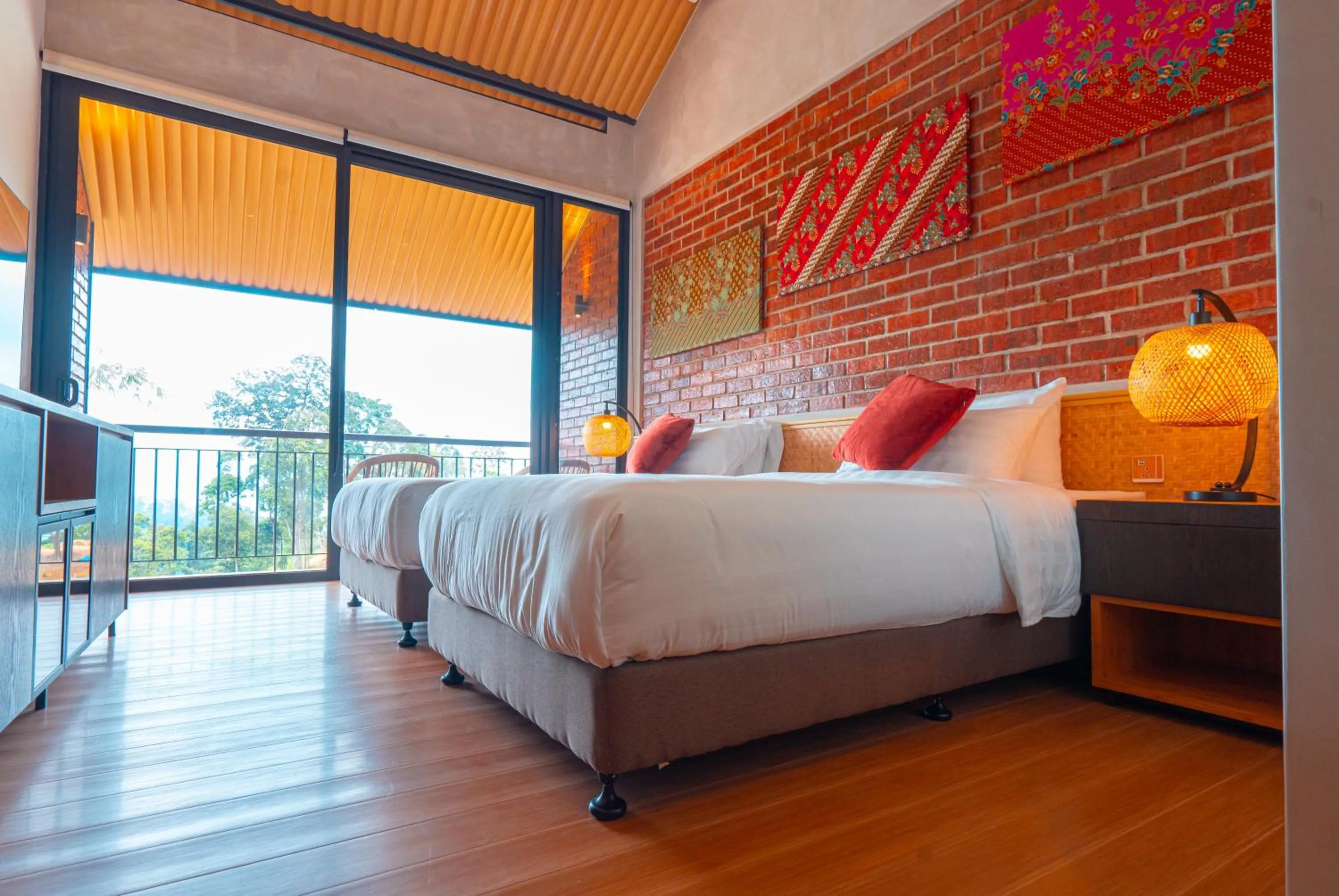 Bedroom, Bed in Vanavasa Resort
