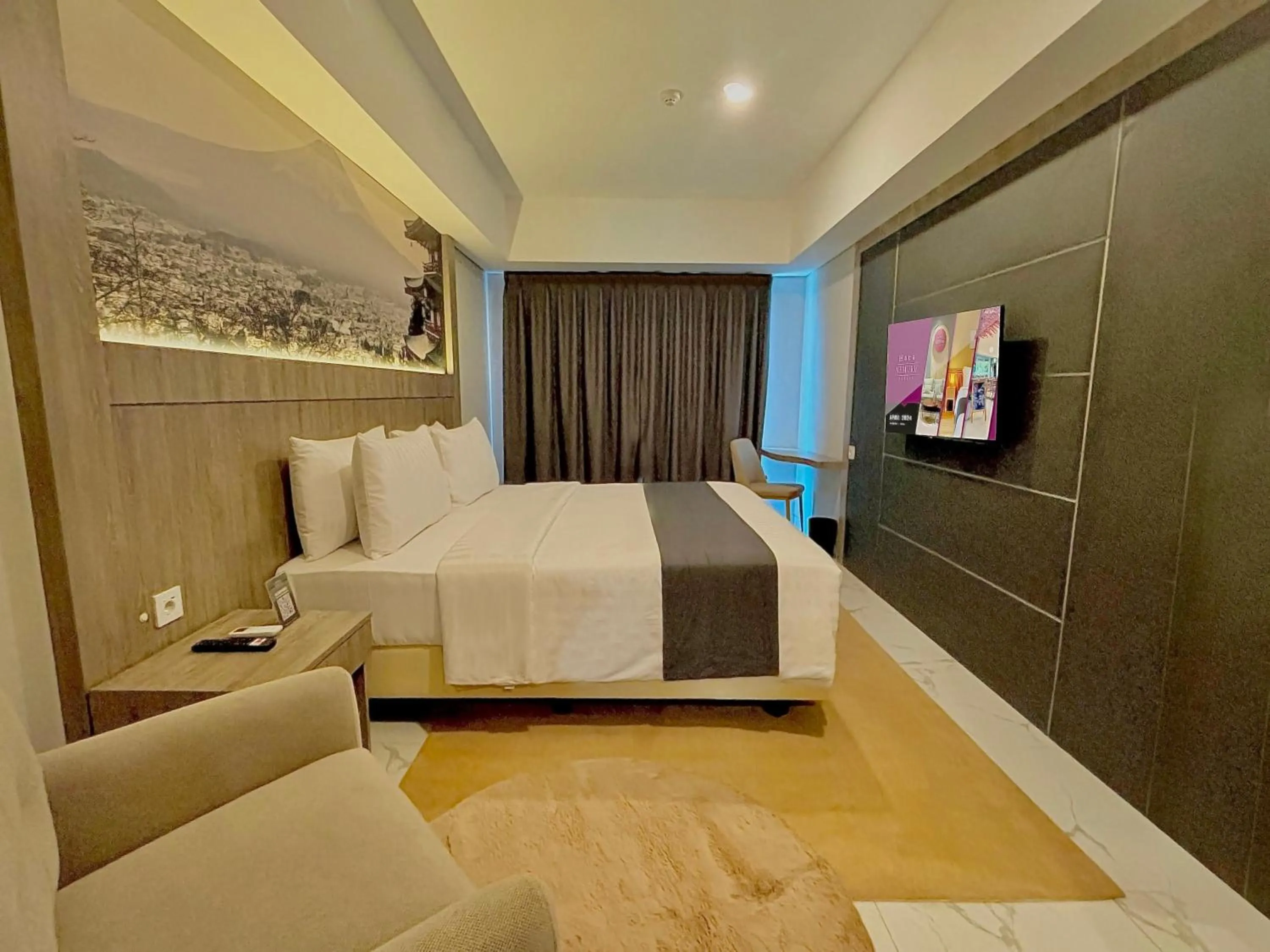 Bed in Nemuru Grand Suites