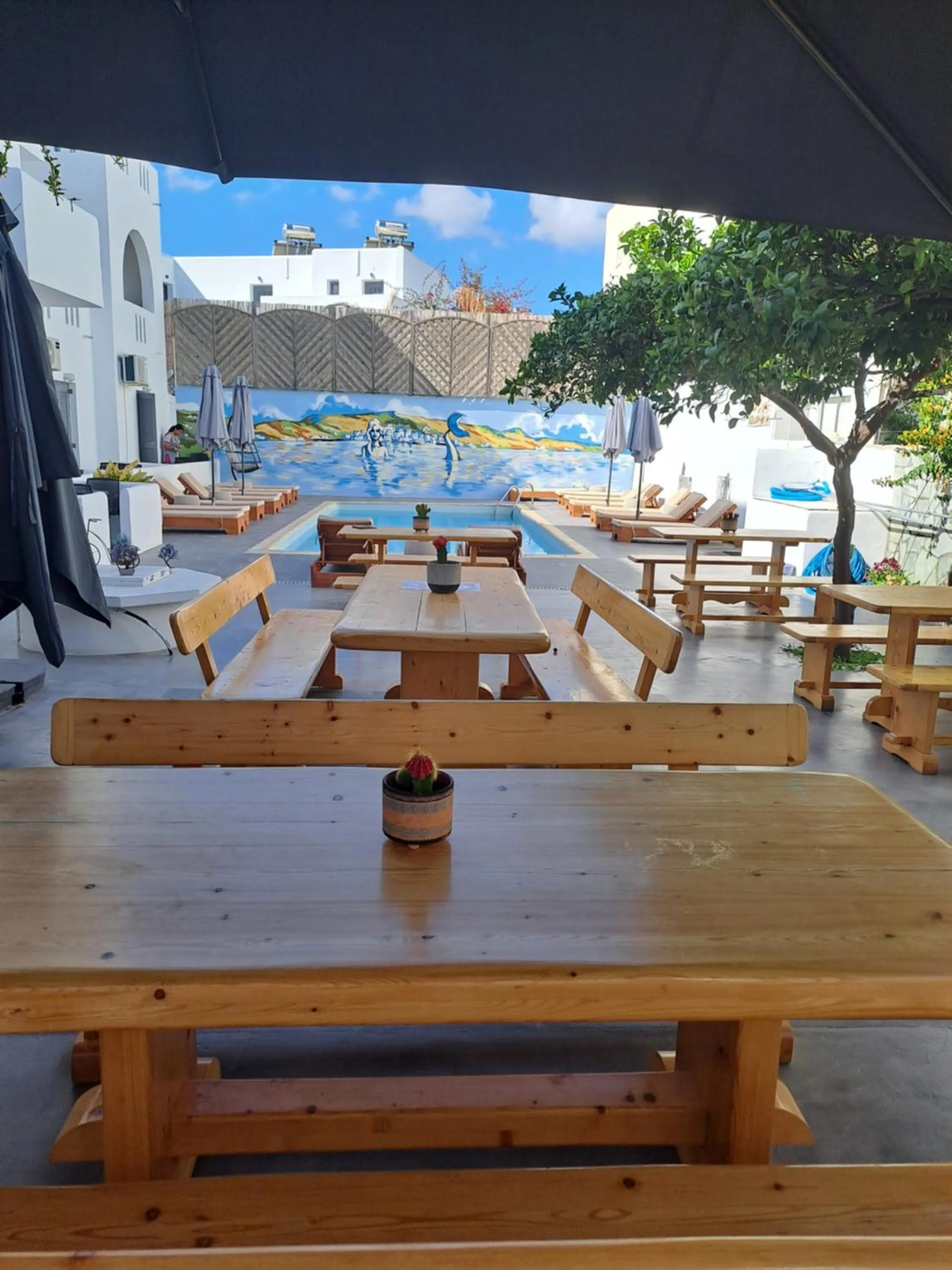 Patio in Oceanis Resort