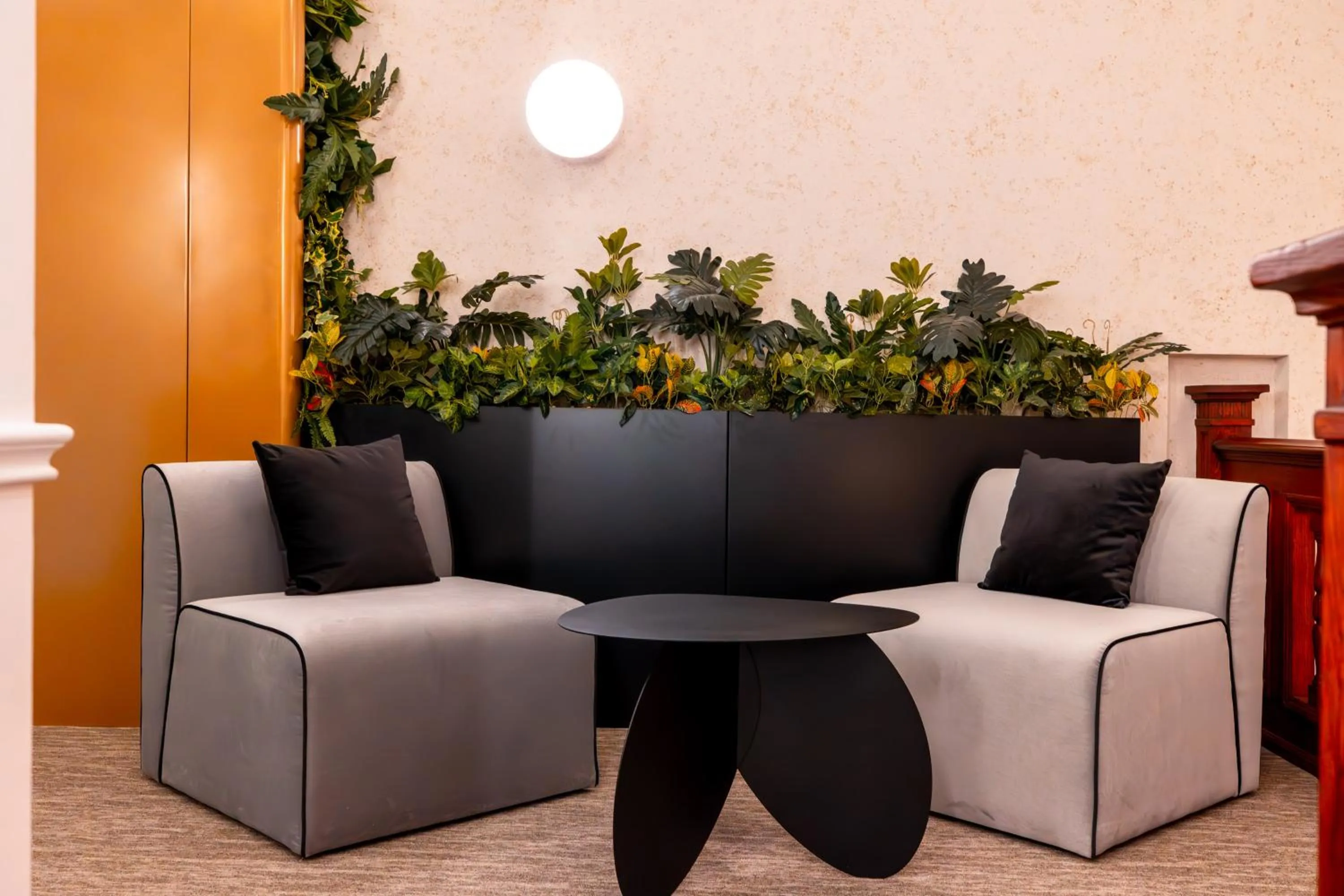 Seating area in Ecletico Villa