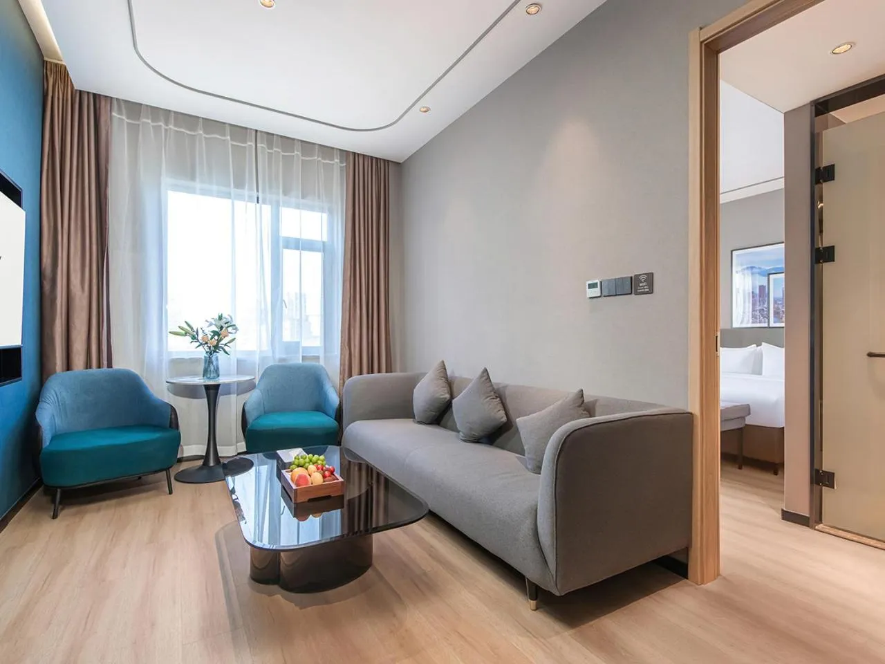 Living room in Country Inn & Suite by Radisson, Shanghai Hongkou Football Stadium Chifeng Road